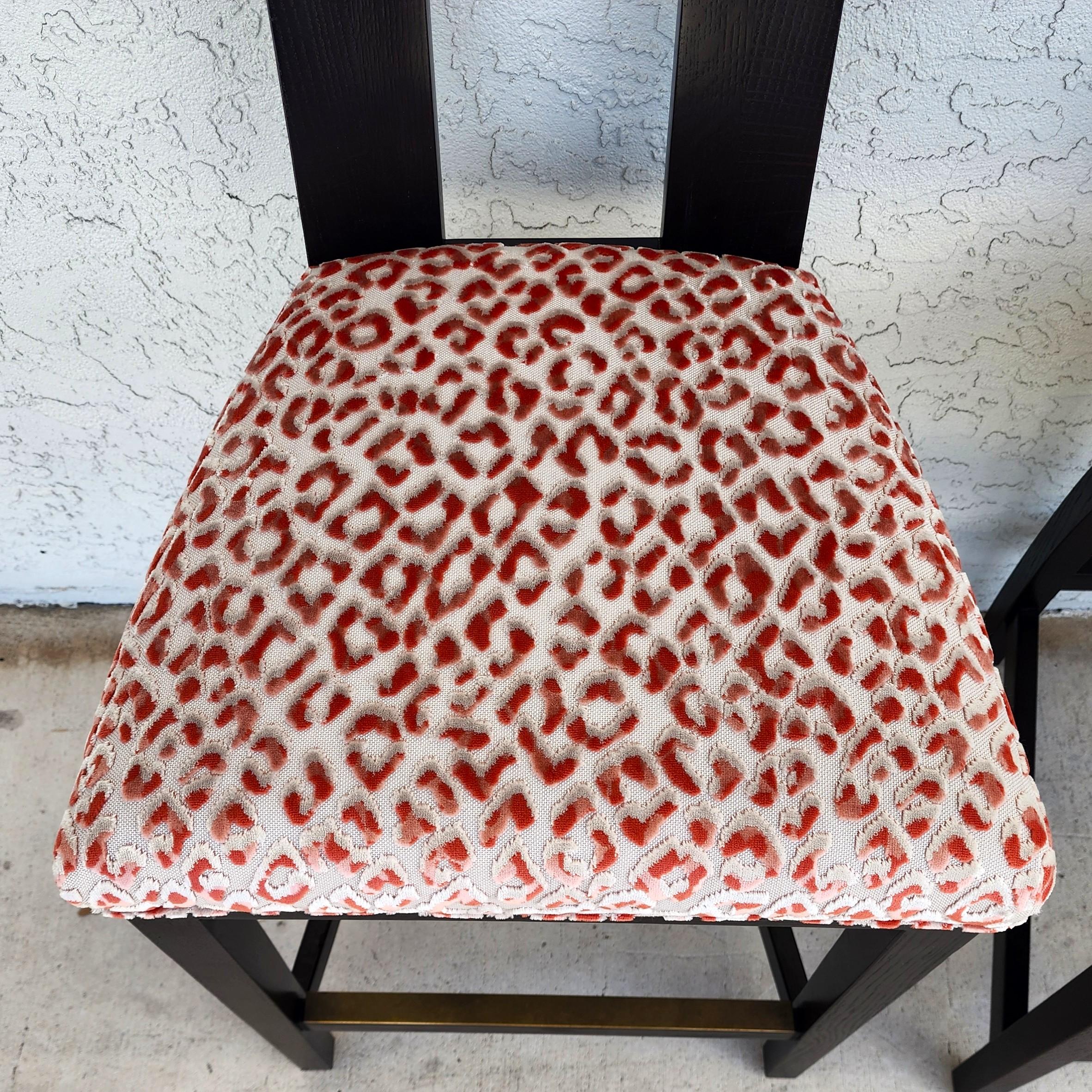 Donghia Margarita Bar Counter Stools Set of 3 For Sale 5