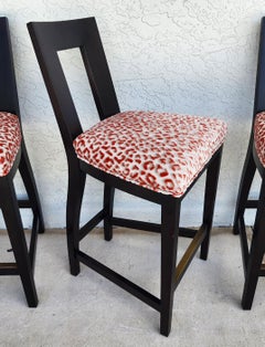 Tabourets de comptoir de bar Margarita Donghia, lot de 3