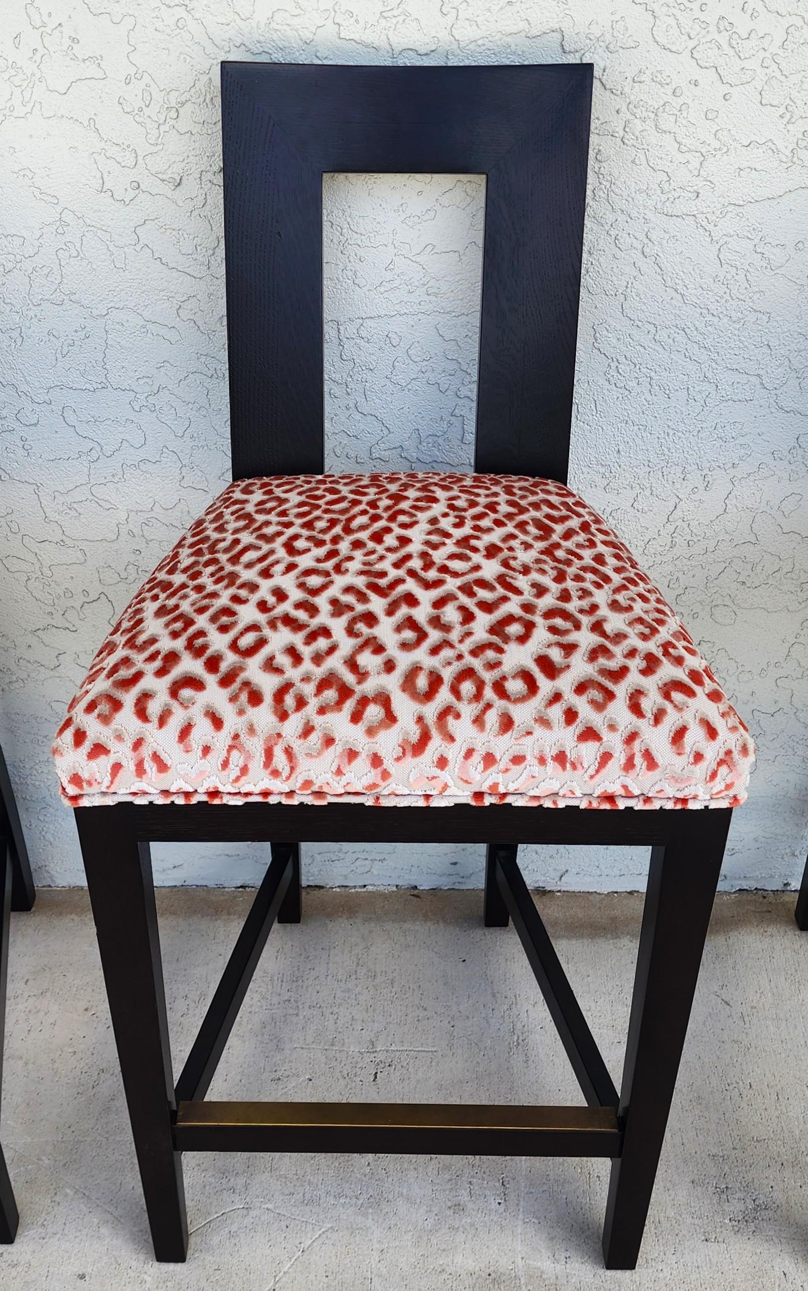 Donghia Margarita Bar Counter Stools Set of 3 For Sale 2