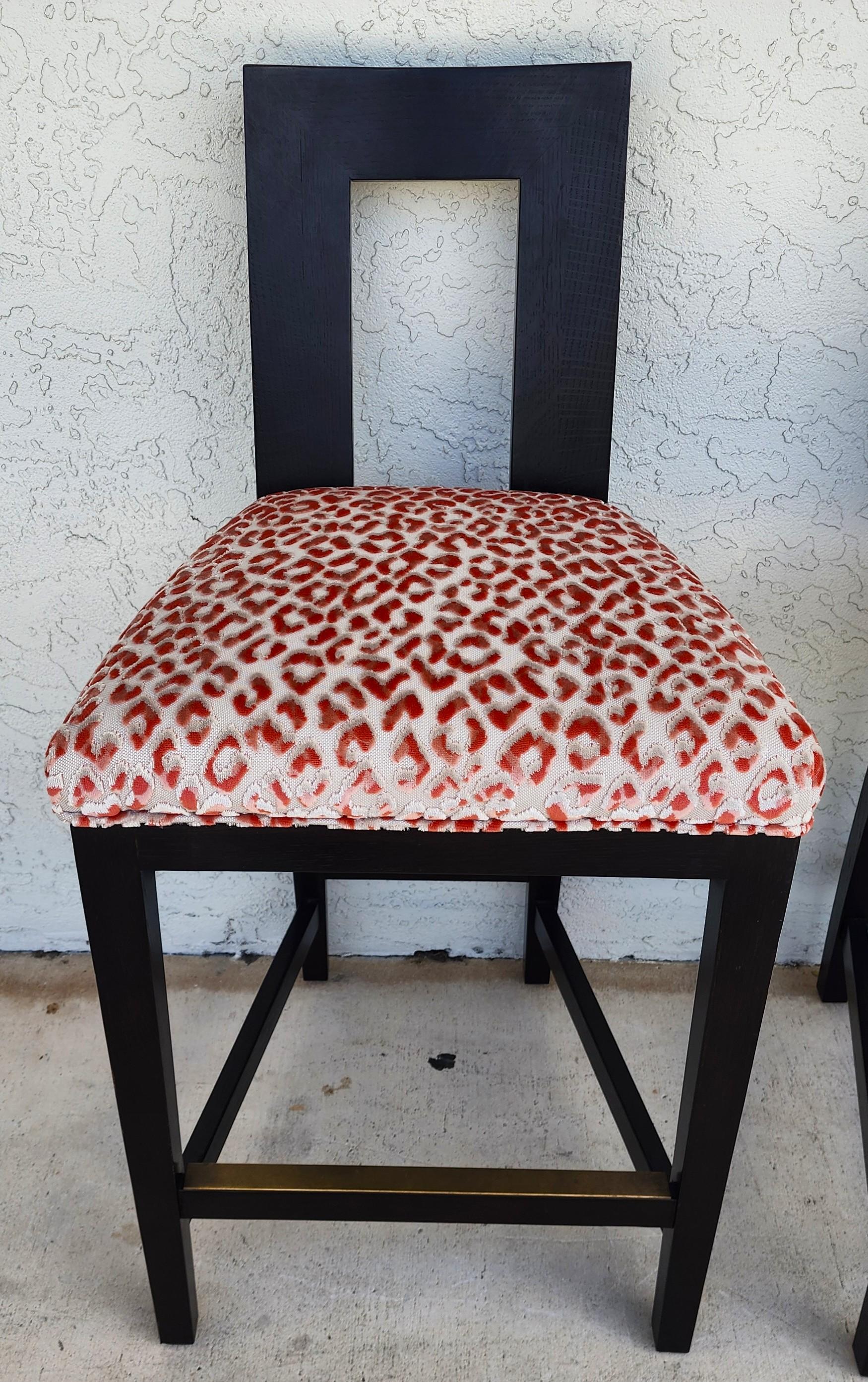 Donghia Margarita Bar Counter Stools Set of 3 For Sale 4
