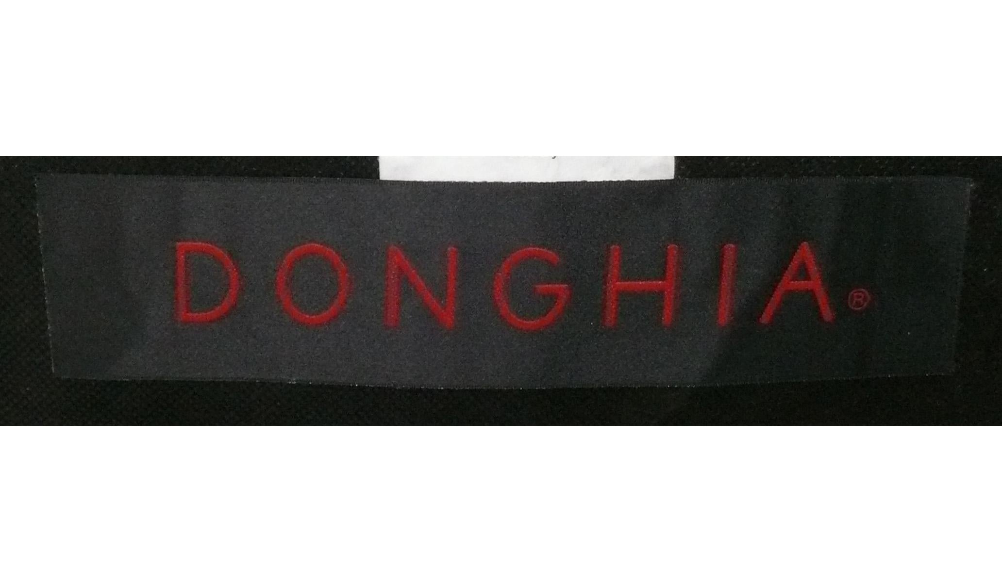 Donghia Pair of Slipper Lounge Chairs designed by John Hutton Mid Century Style In Good Condition For Sale In Atlanta, GA