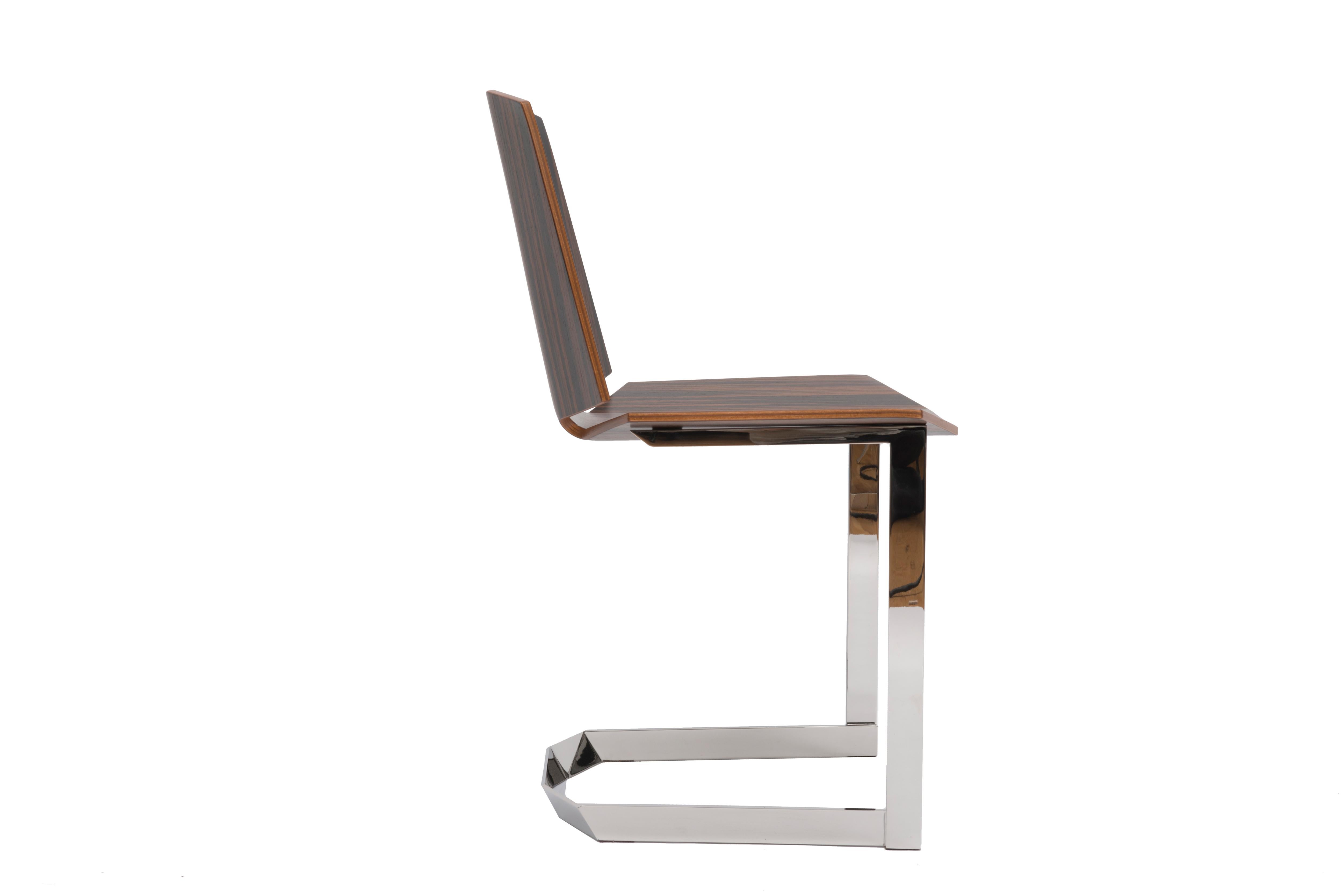 Donghia Rex Occasional Chair in Faux Ebony (Deutsch) im Angebot