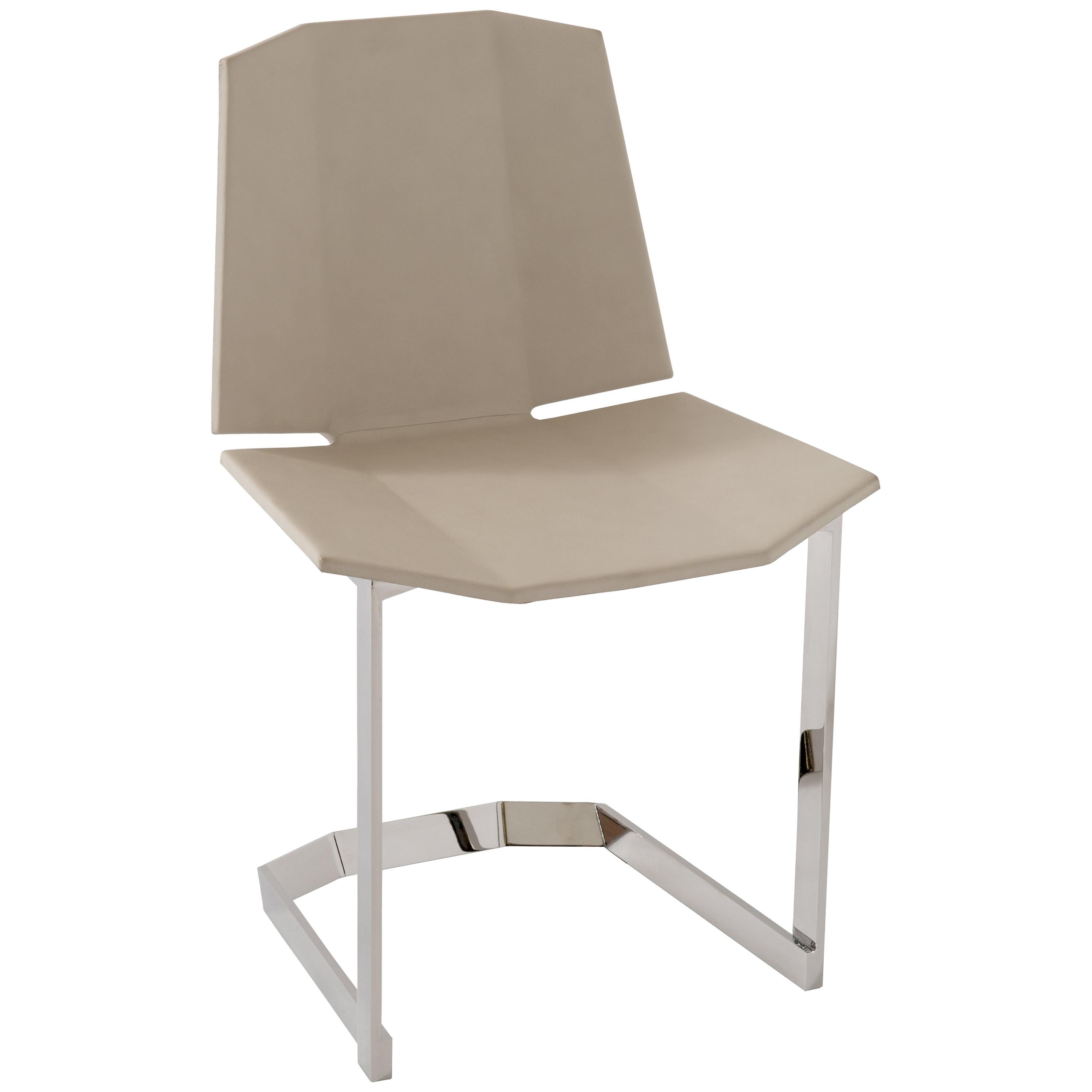 Donghia Rex Occasional Chair in Ghiaccio For Sale