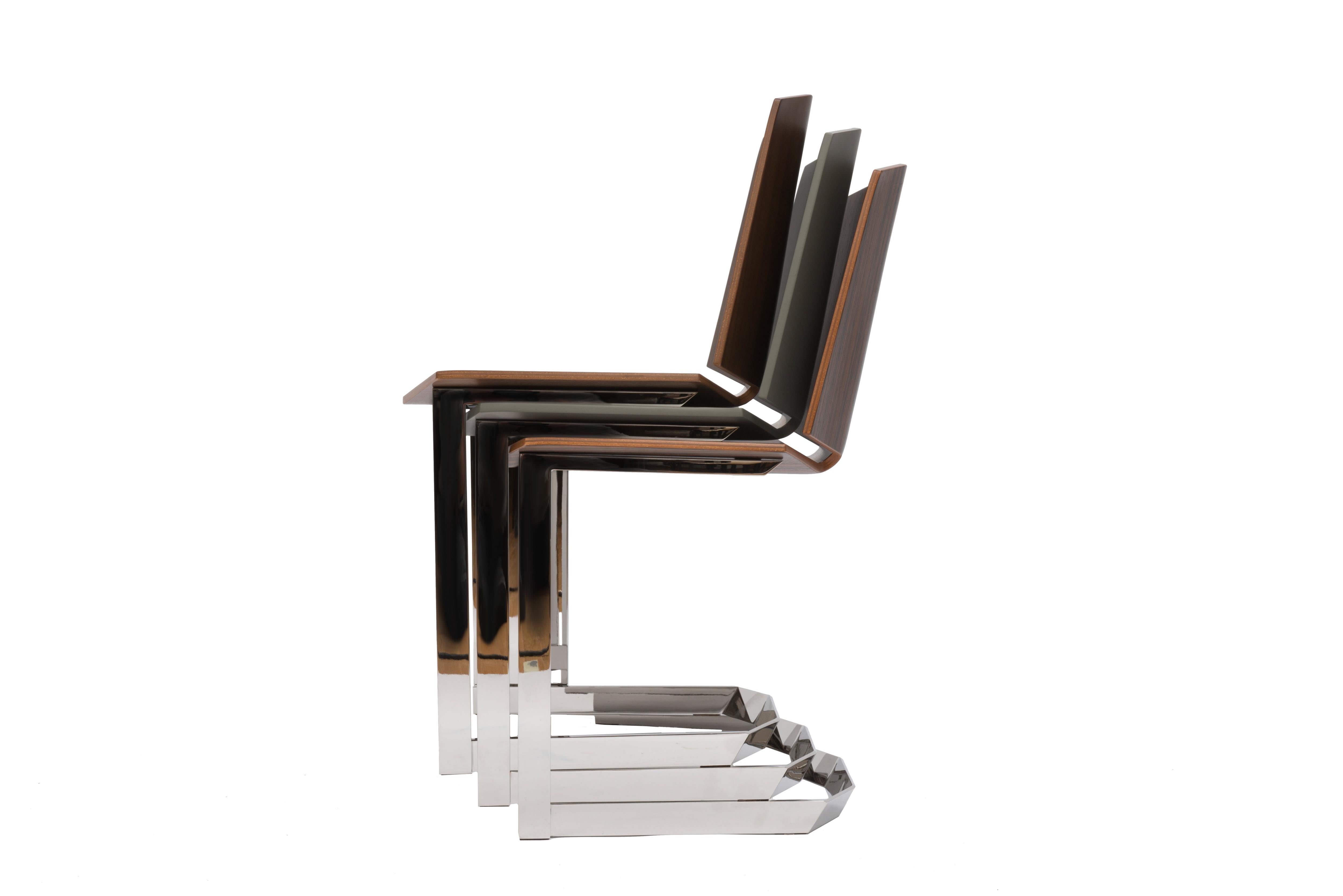 Donghia Rex Occasional Chair in Truffle Lacquer In New Condition For Sale In New York, NY