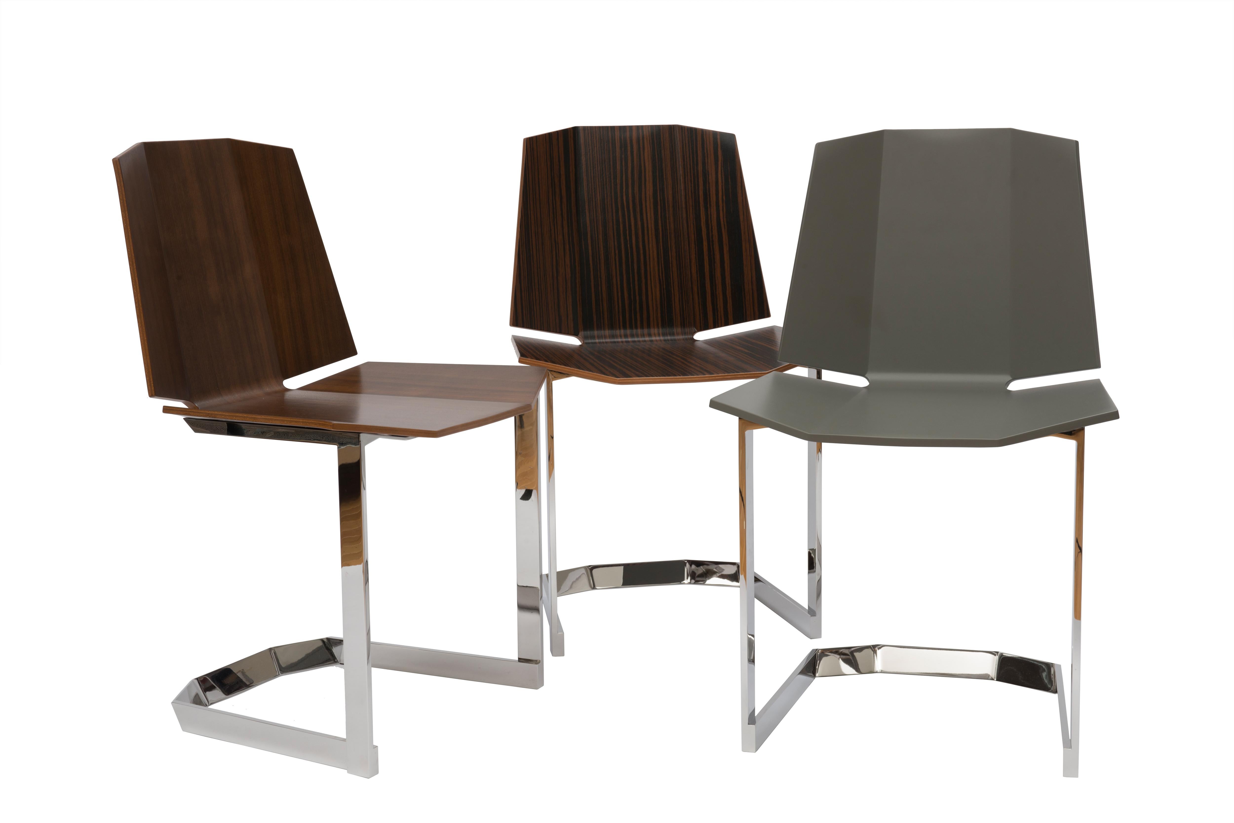 Donghia Rex Occasional Chair in Truffle Lacquer (21. Jahrhundert und zeitgenössisch) im Angebot