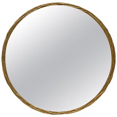 Donghia Round Brass Mirror