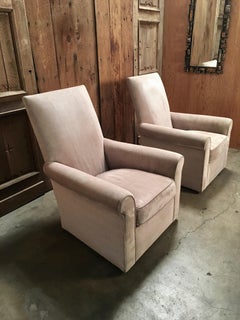Donghia "St. James" Swivel Lounge Chairs