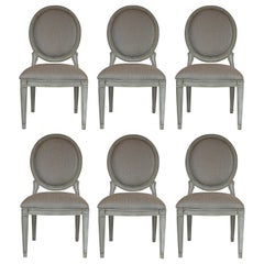 Donghia Style Dining Chairs in a Painted Finish, Set of 6