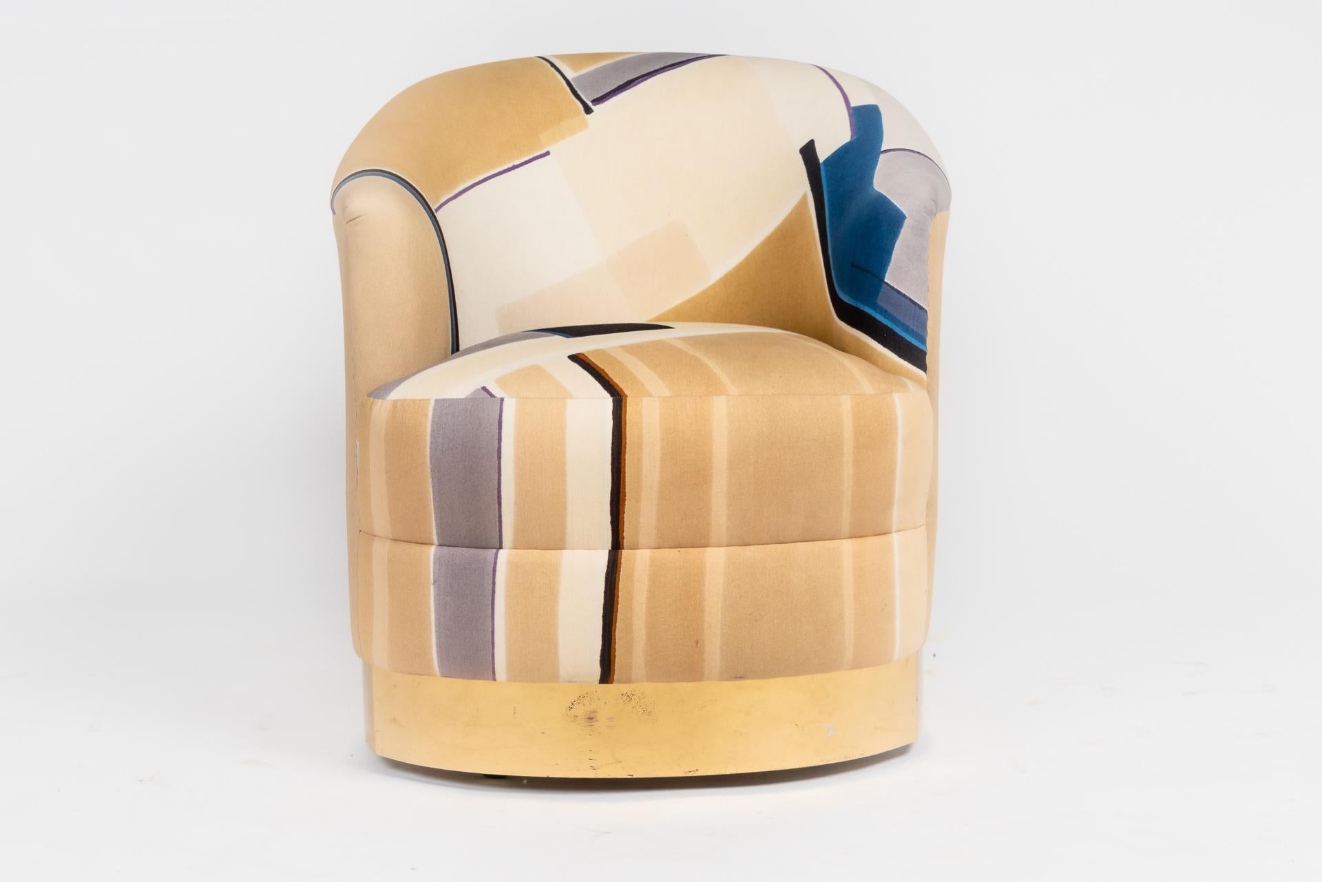 Donghia Swivel Armchair In Fair Condition For Sale In Munich, Bavaria