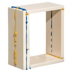 Vintage Donghoon Shon Contemporary Side Table from "BSP" Series Plastic and Solvent 2021