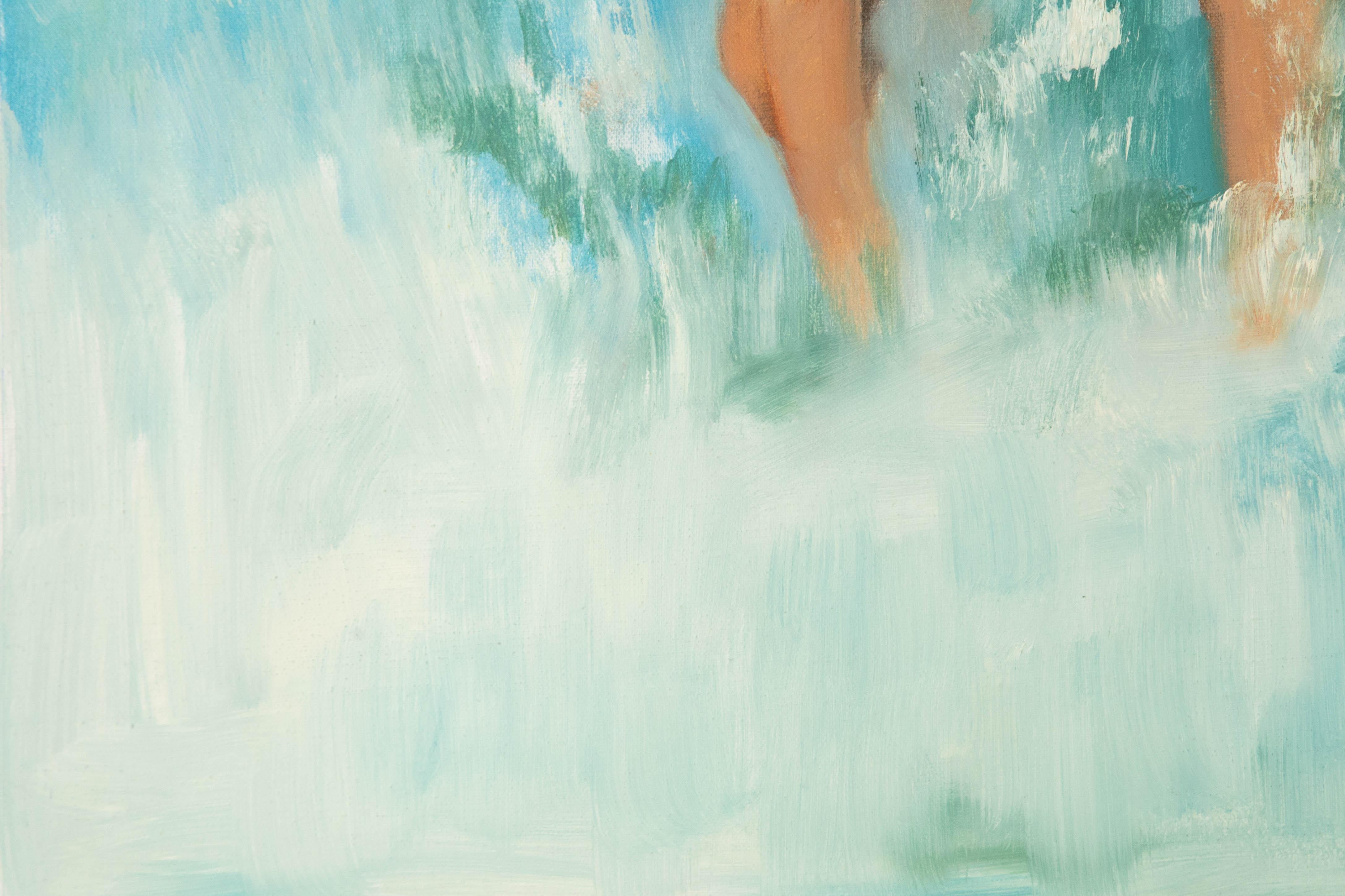 Dongxing Huang Sporty Original Oil On Canvas 