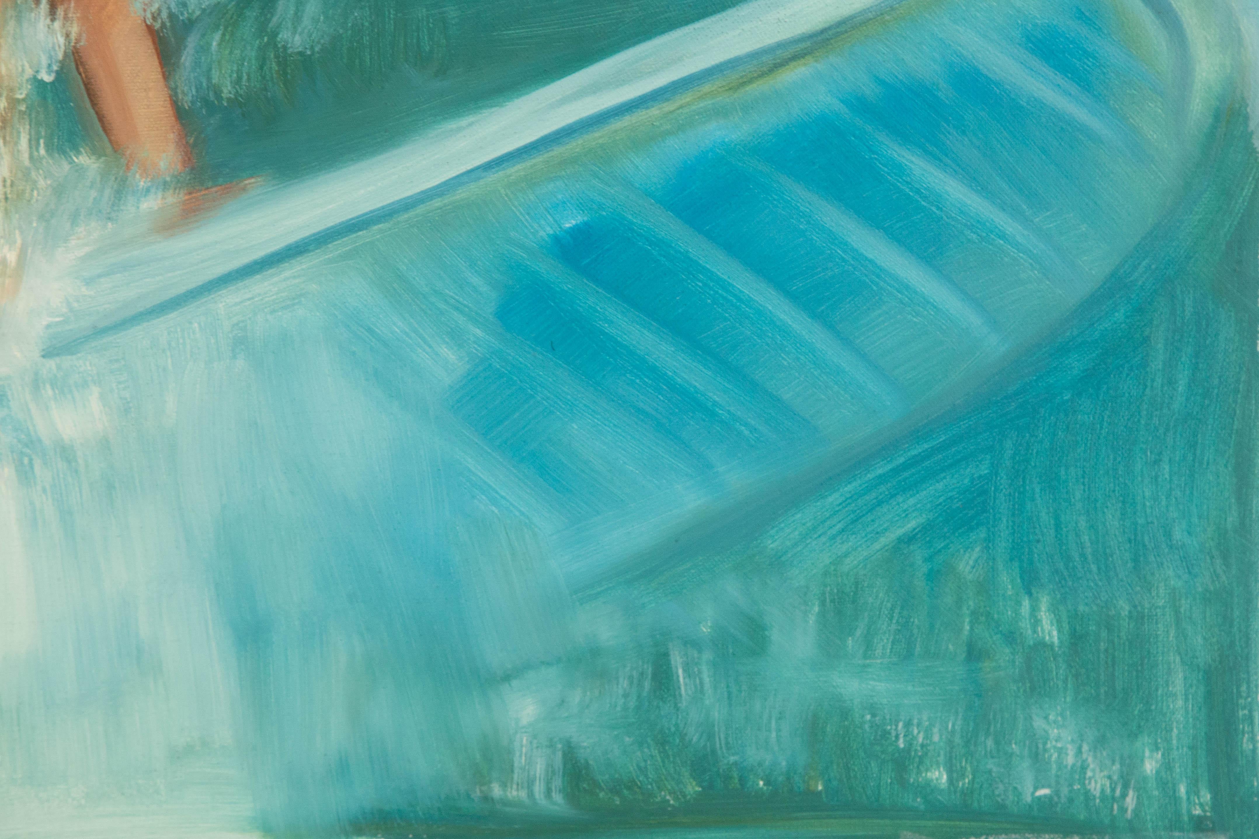 Dongxing Huang Sporty Original Oil On Canvas 
