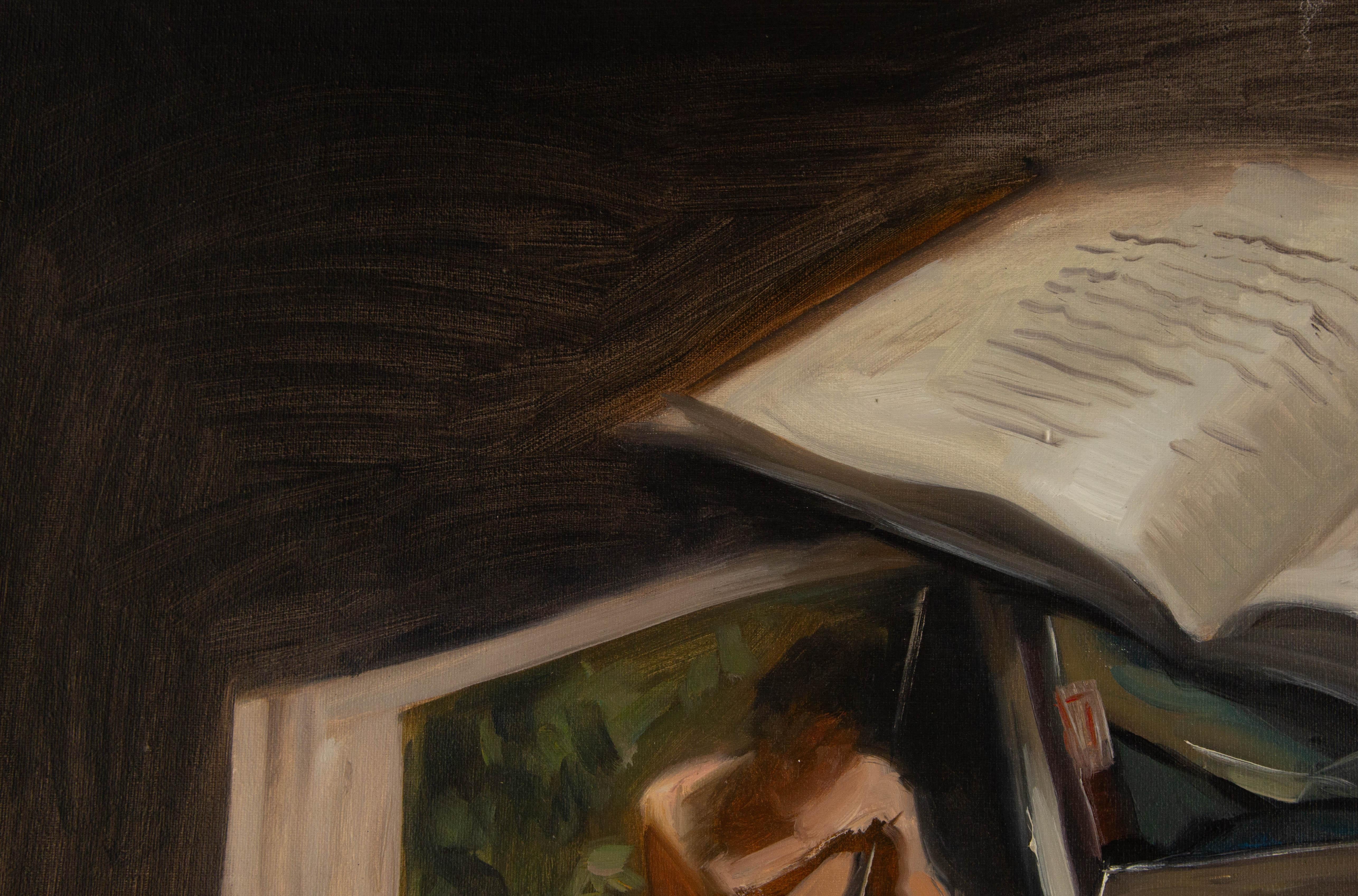Dongxing Huang Zeitgenössisches Original Öl auf Leinwand 