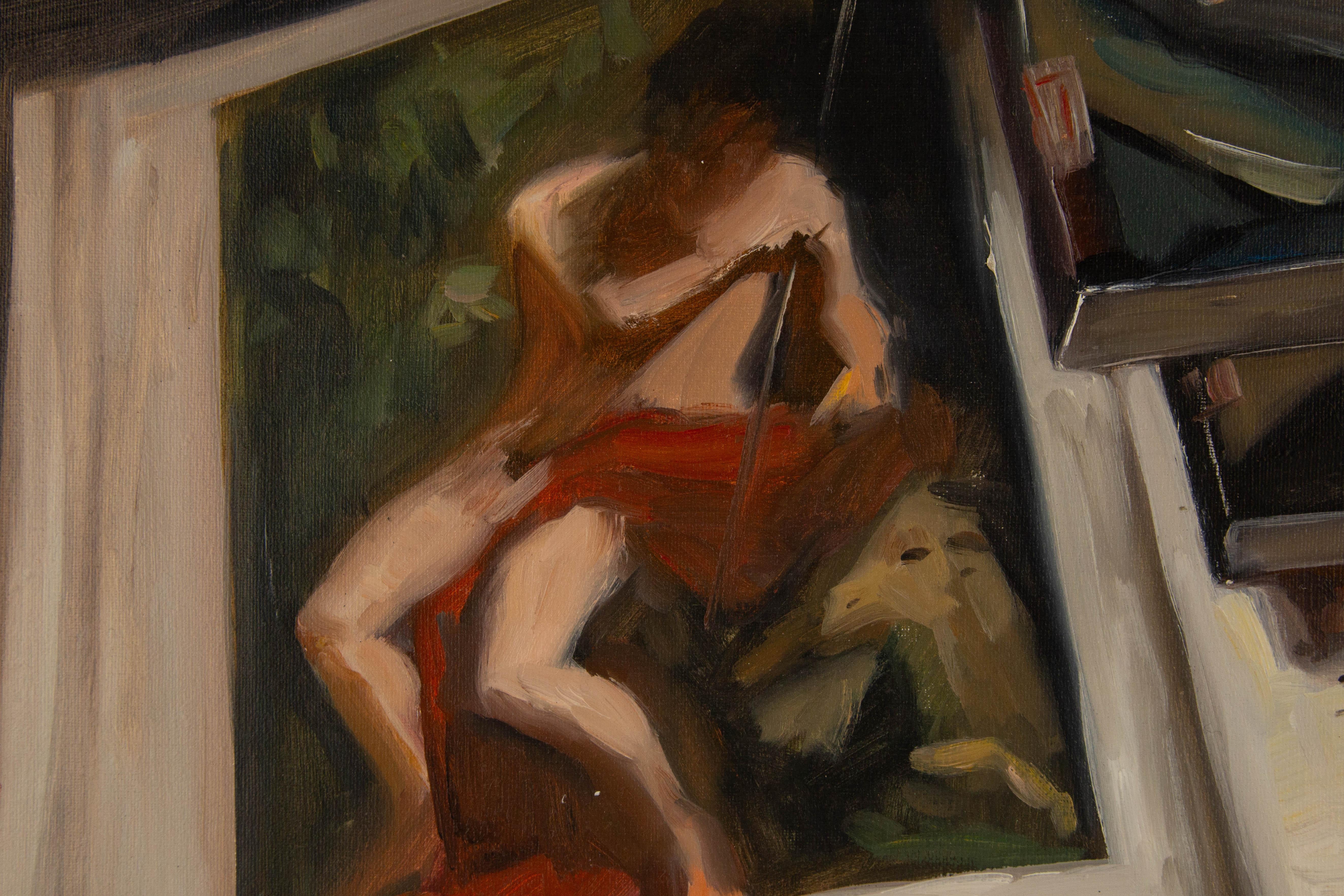 Dongxing Huang Zeitgenössisches Original Öl auf Leinwand 