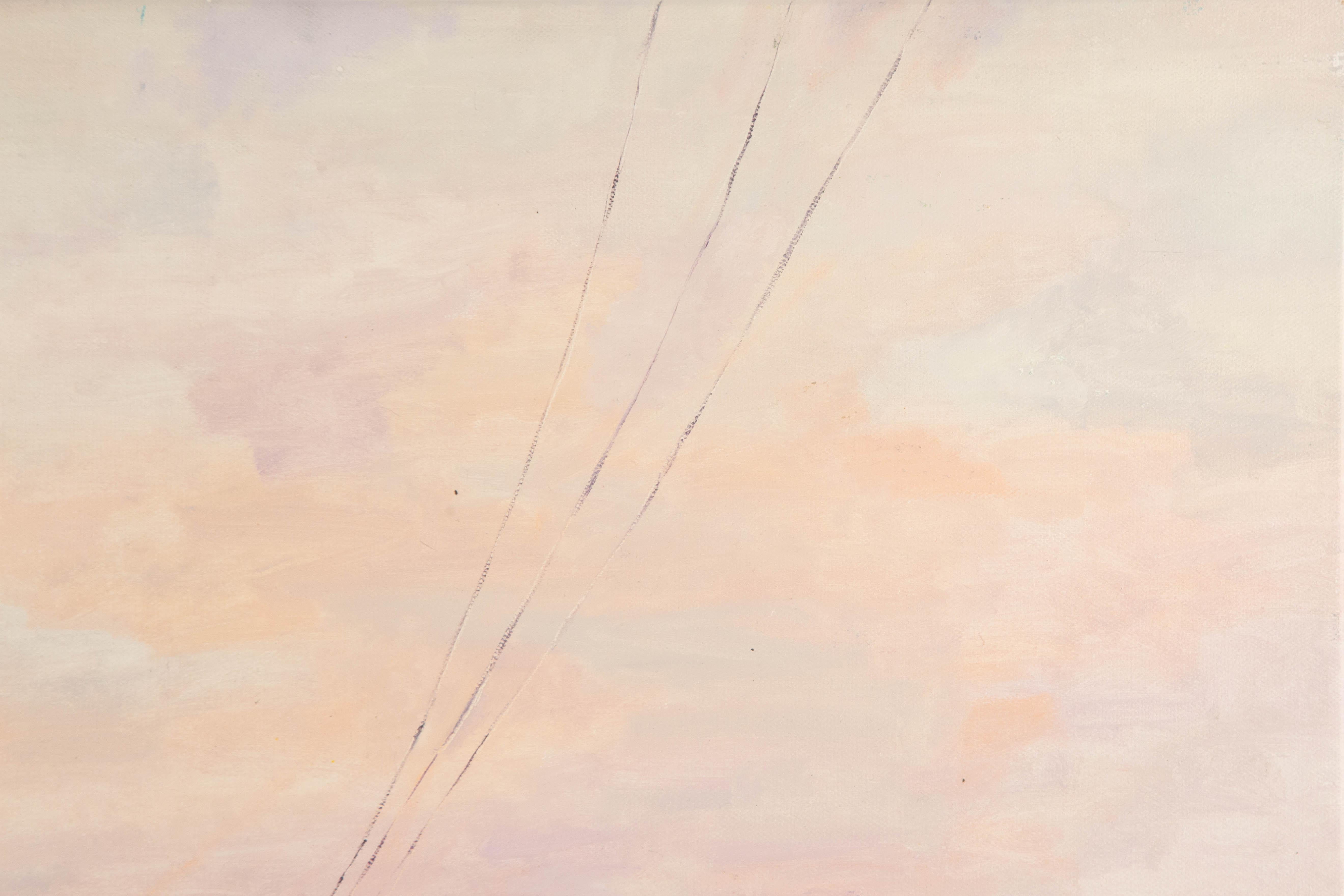 Dongxing Huang Landschaft Original Öl auf Leinwand 