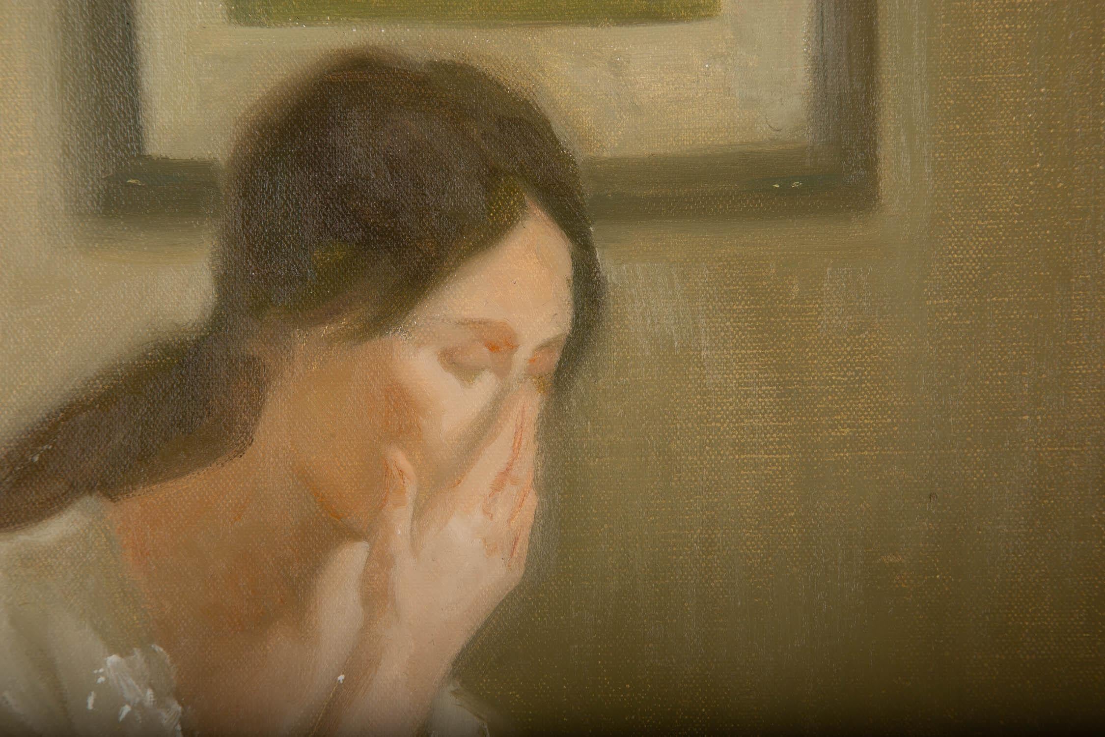 Dongxing Huang Pittura a olio originale modernista 