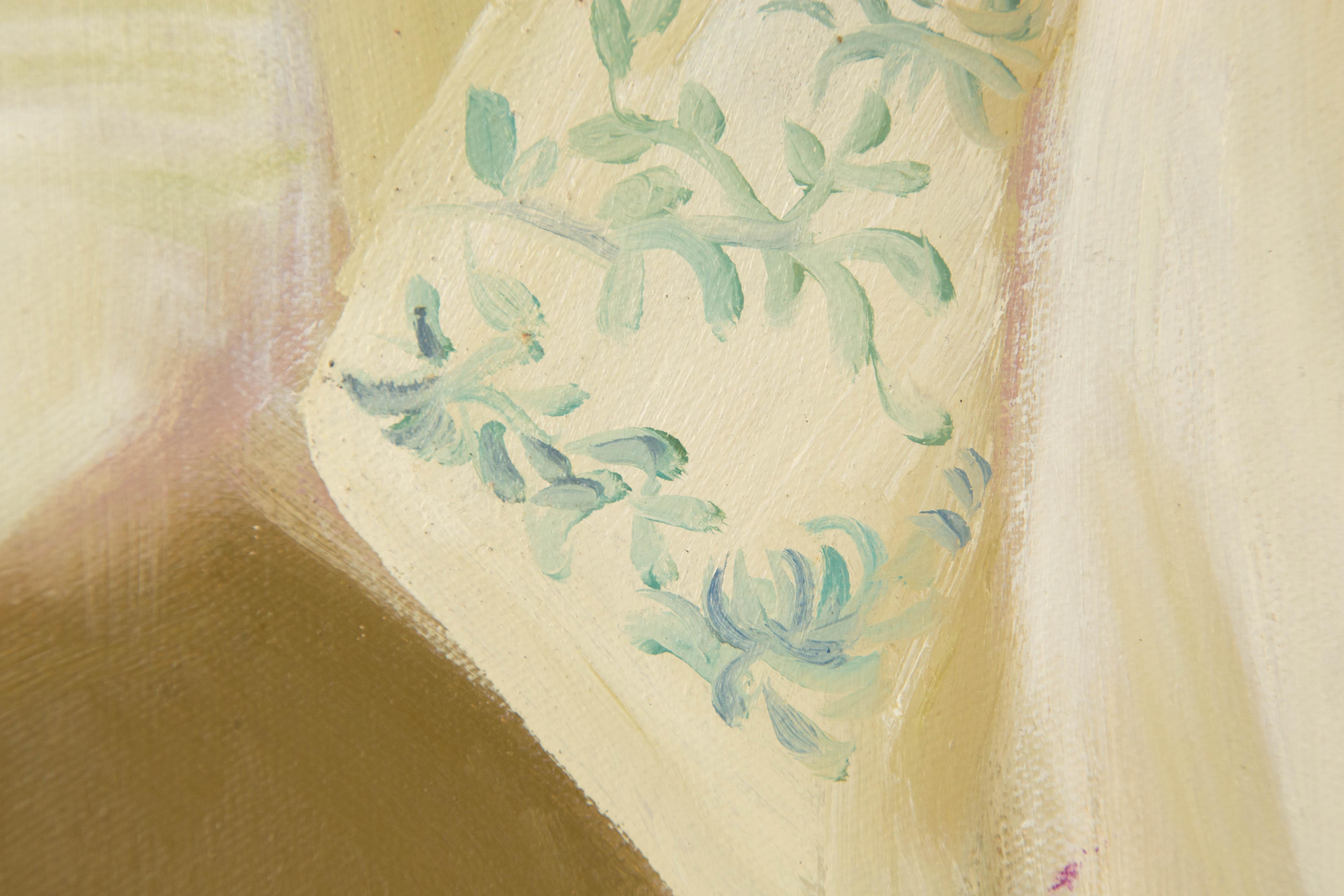 Dongxing Huang Porträt Original Öl auf Leinwand 