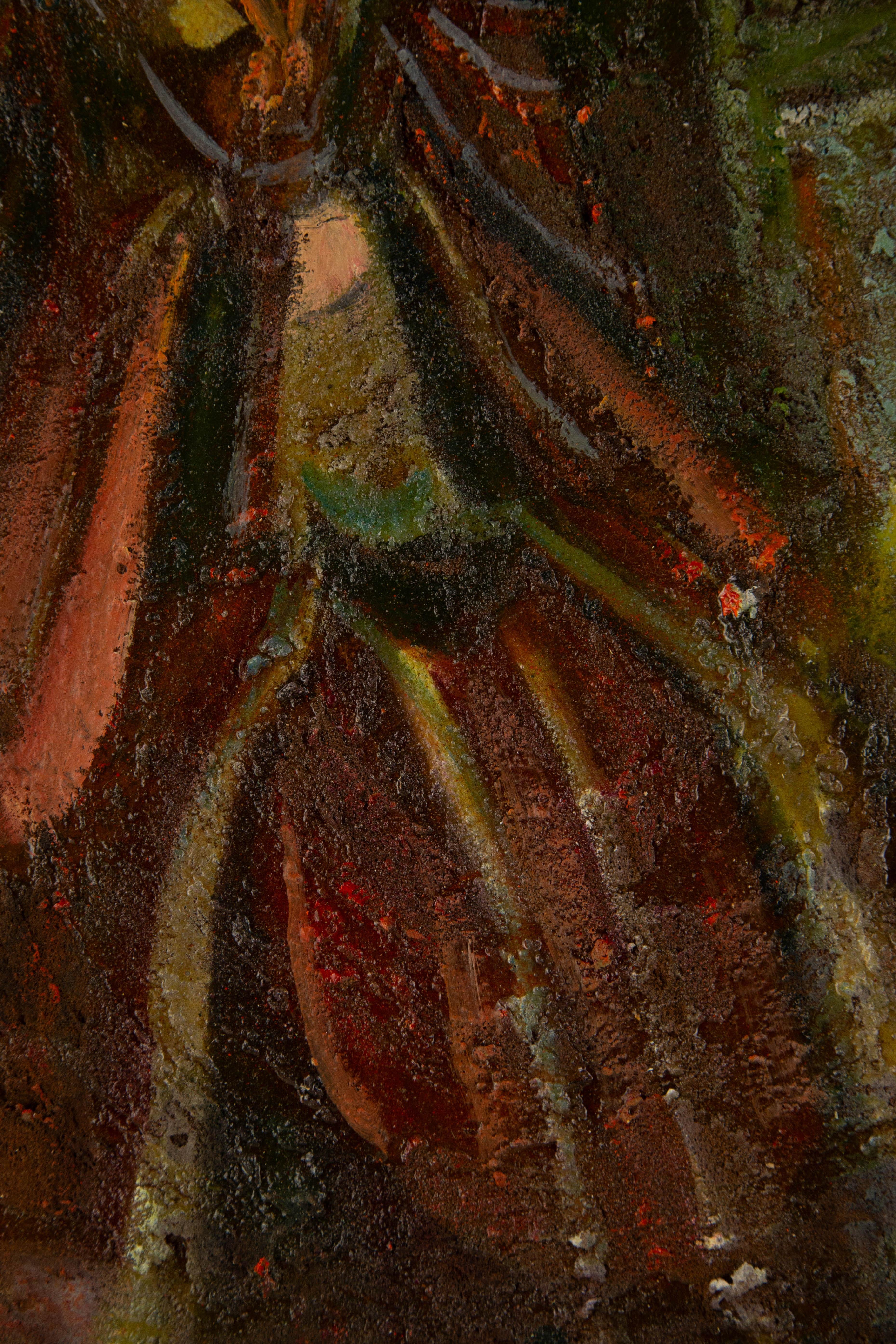 Dongxing Huang, portrait original, peinture à l'huile « Masural » en vente 6