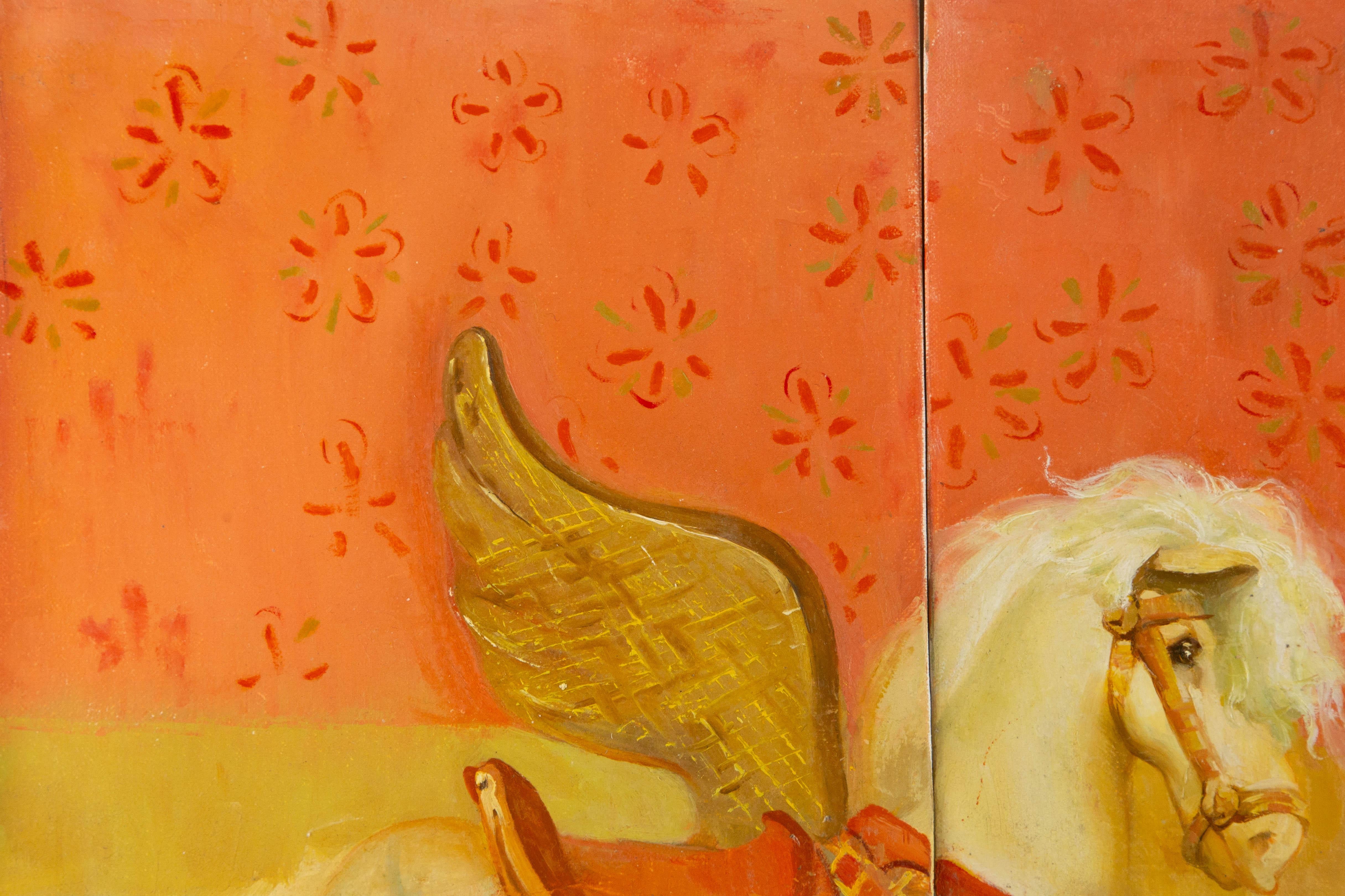 Dongxing Huang Still Life Original 4-Panel Oil On Canvas 