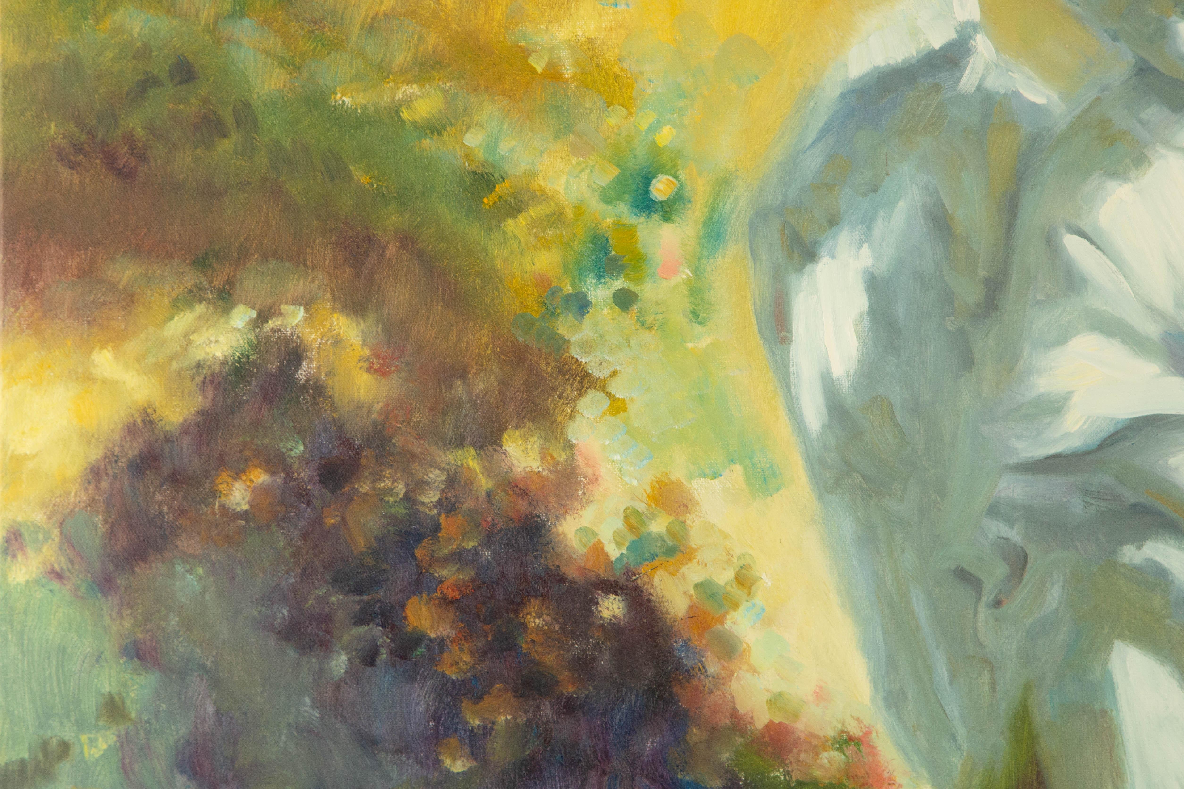 Dongxing Huang Still Life Original Oil On Canvas 