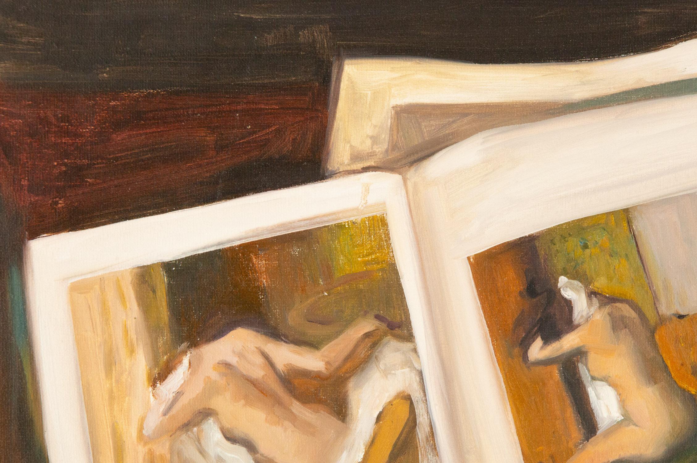 DongXing Huang Stillleben, Original, Öl auf Leinwand, „Collection 5“ – Painting von Dongxing Huang