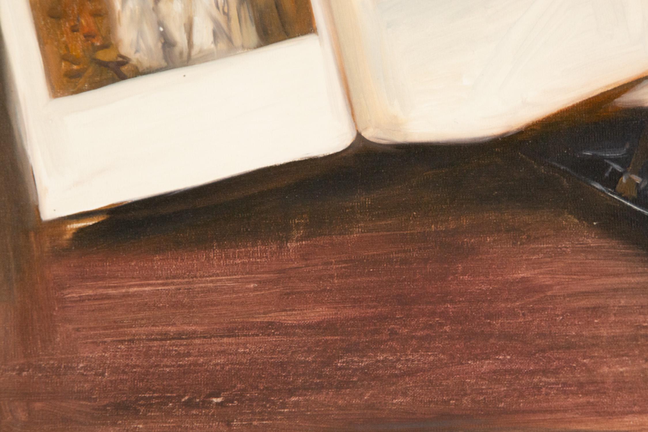DongXing Huang Stillleben, Original, Öl auf Leinwand, „Collection 5“ (Zeitgenössisch), Painting, von Dongxing Huang