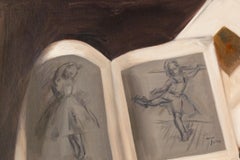 DongXing Huang Bodegón Original Óleo Sobre Lienzo "Colección 7"
