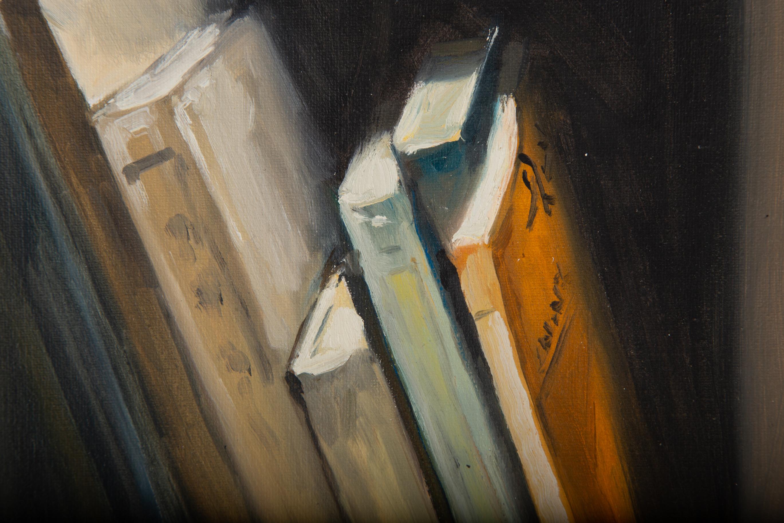 Dongxing Huang Still Life Original Oil On Canvas 