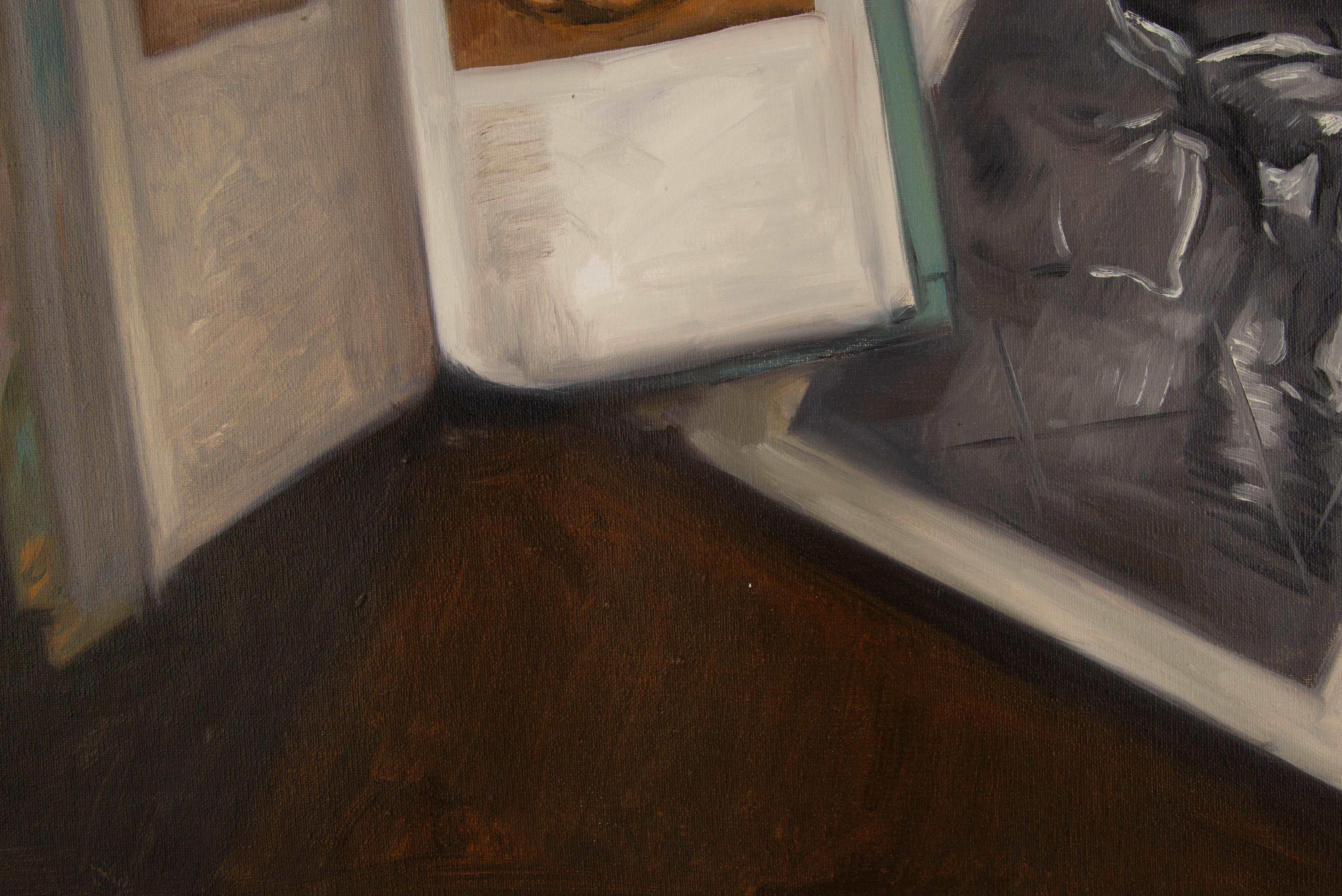 Dongxing Huang Unsigned Original Oil Painting 