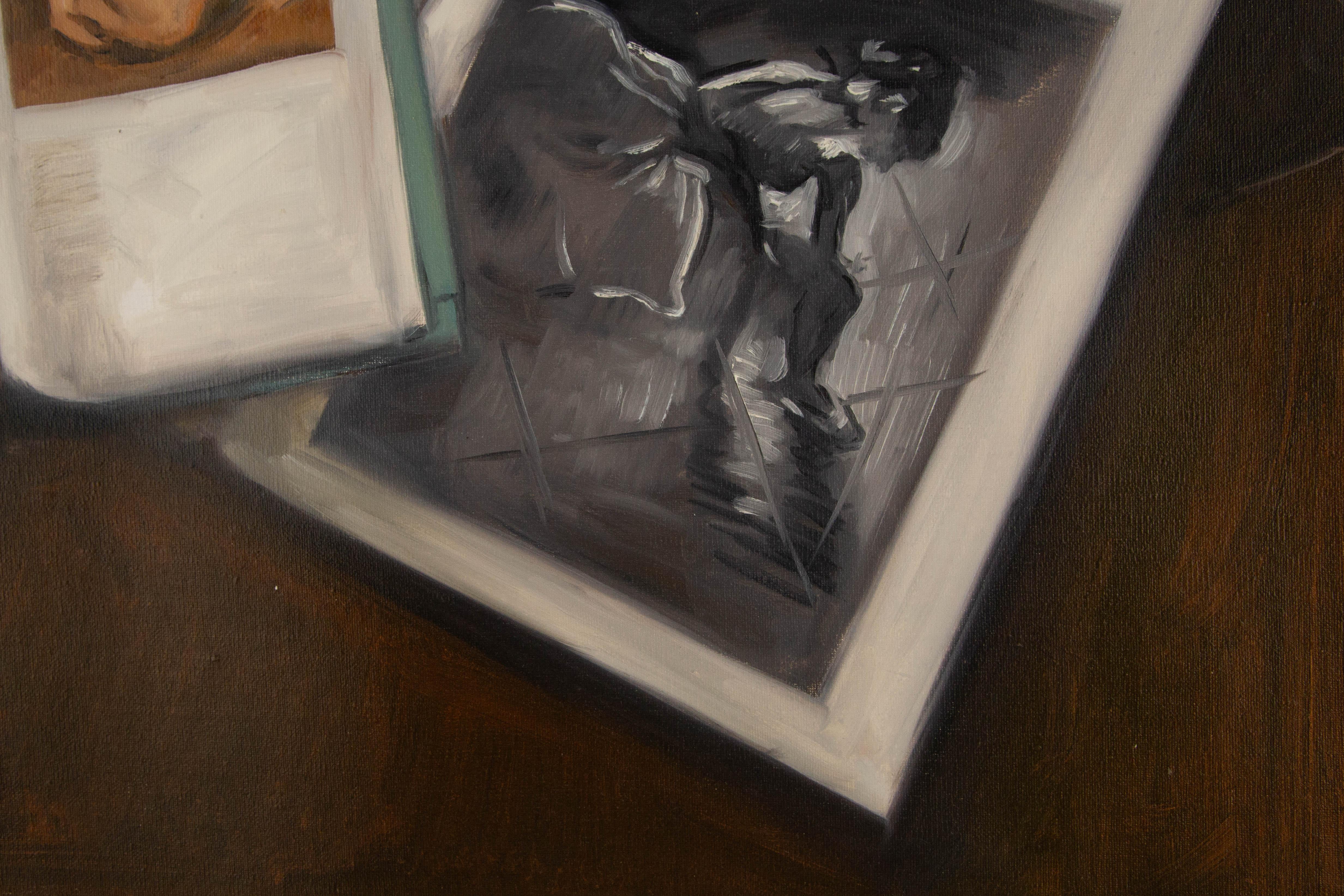 Dongxing Huang Unsigned Original Oil Painting 