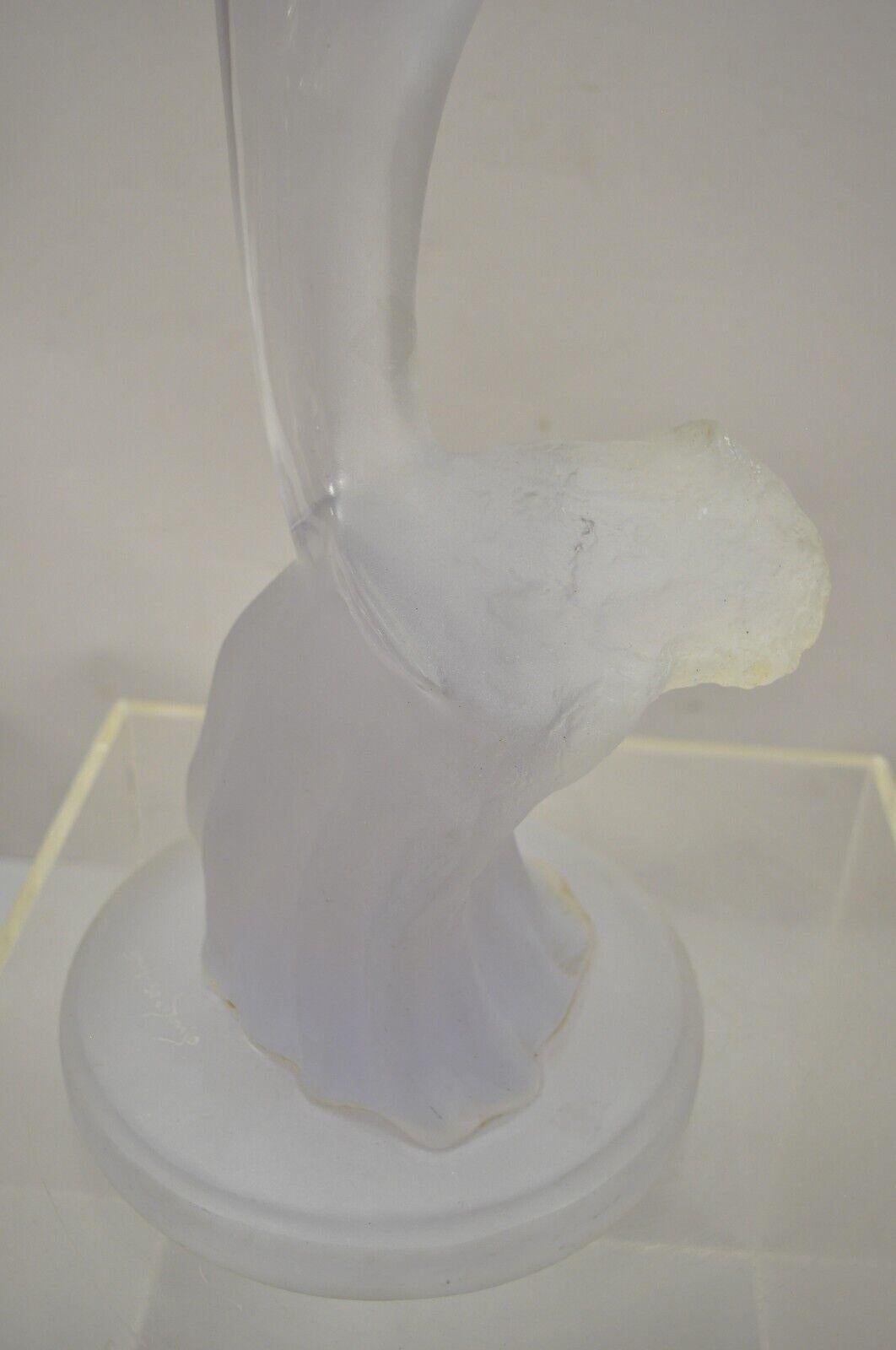 Acryl-Lucit-Delphin-Statue-Skulptur, 394/750, Moderne Figur von Jojo im Angebot 2
