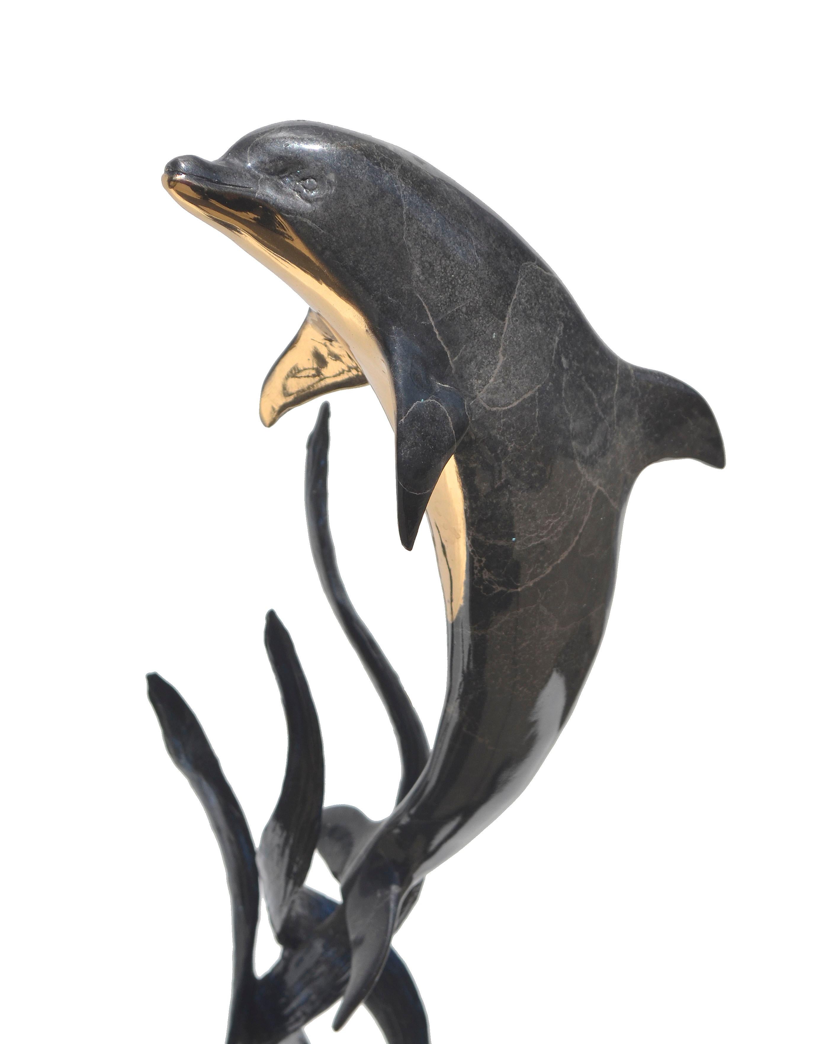 Baja California Dolphins at Play Sculpture 4