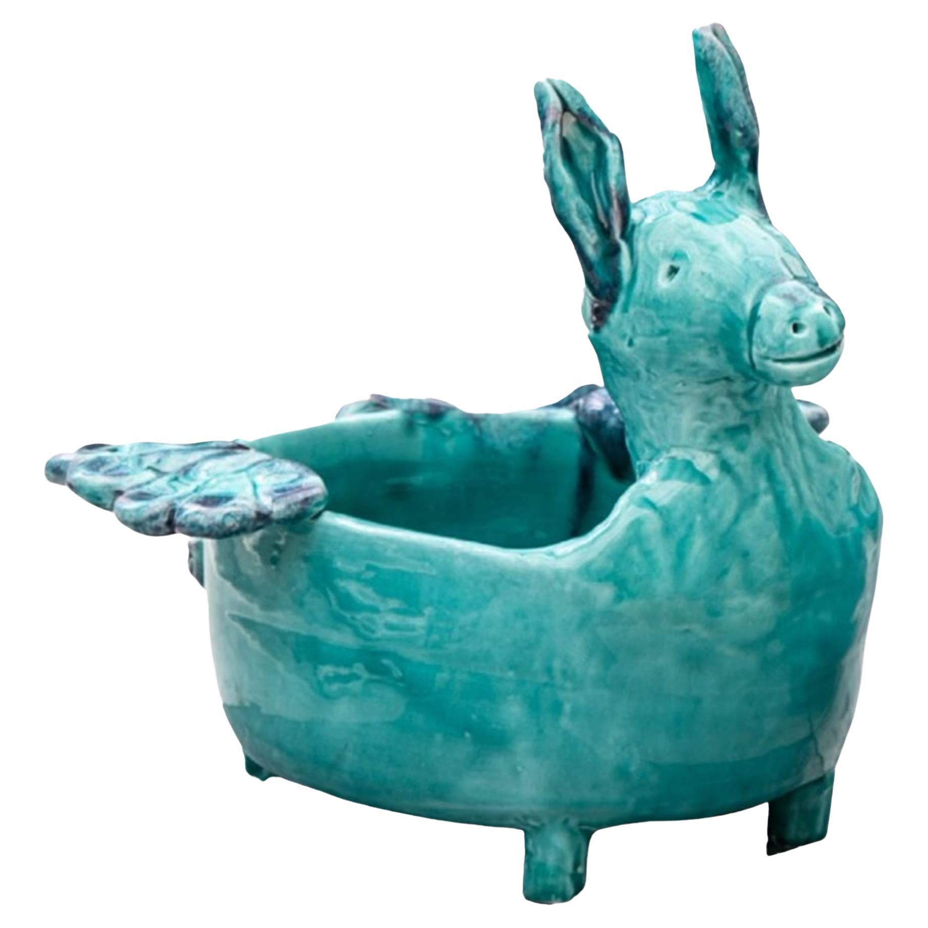 Donkey with Wings Statuette For Sale