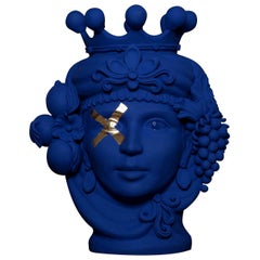 Donna Assunta Blau Oltremare Vase