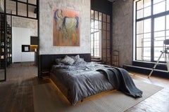 Horses at Sunrise, Painting, Acrylic on Other