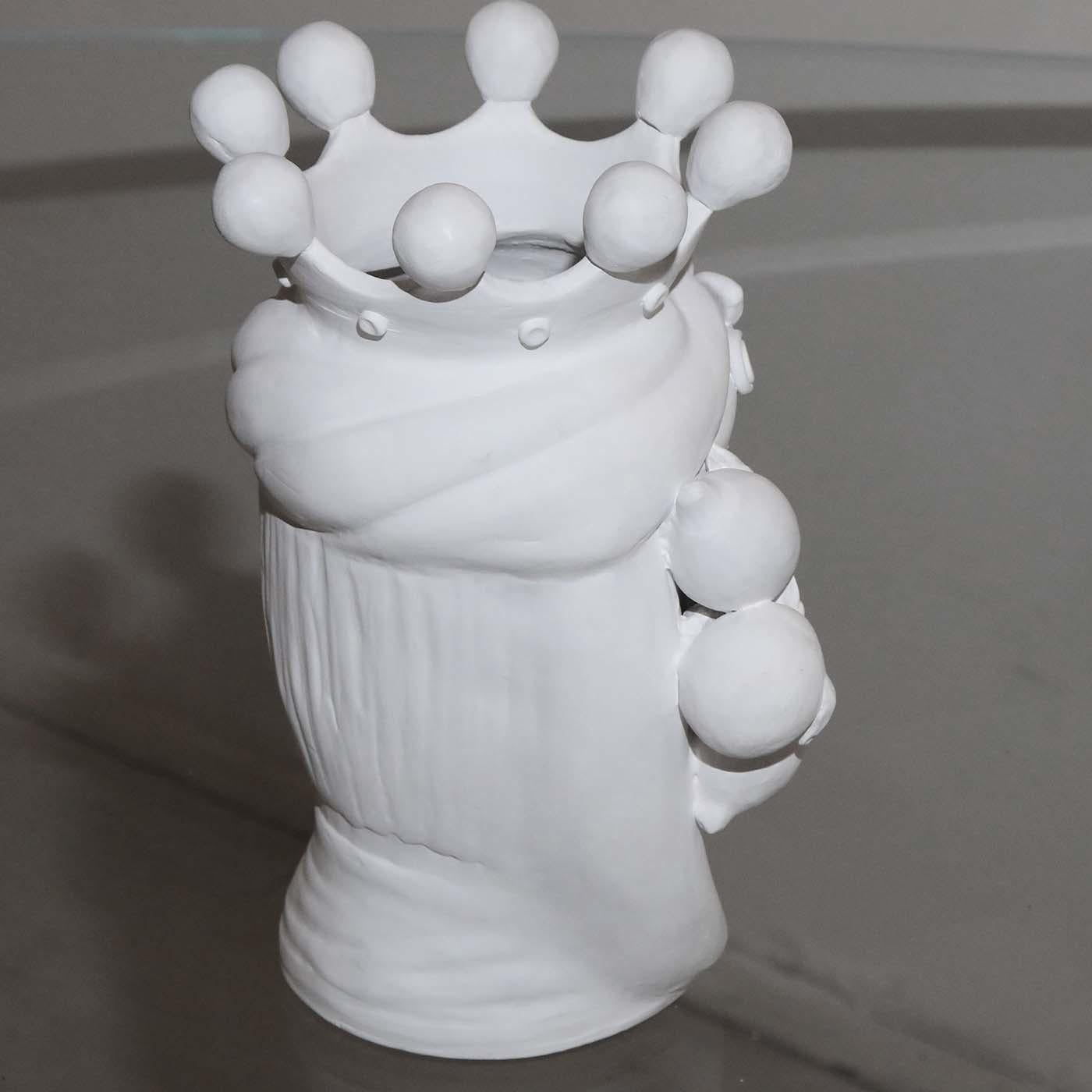 Céramique Vase à tête A Donna Carmela en vente