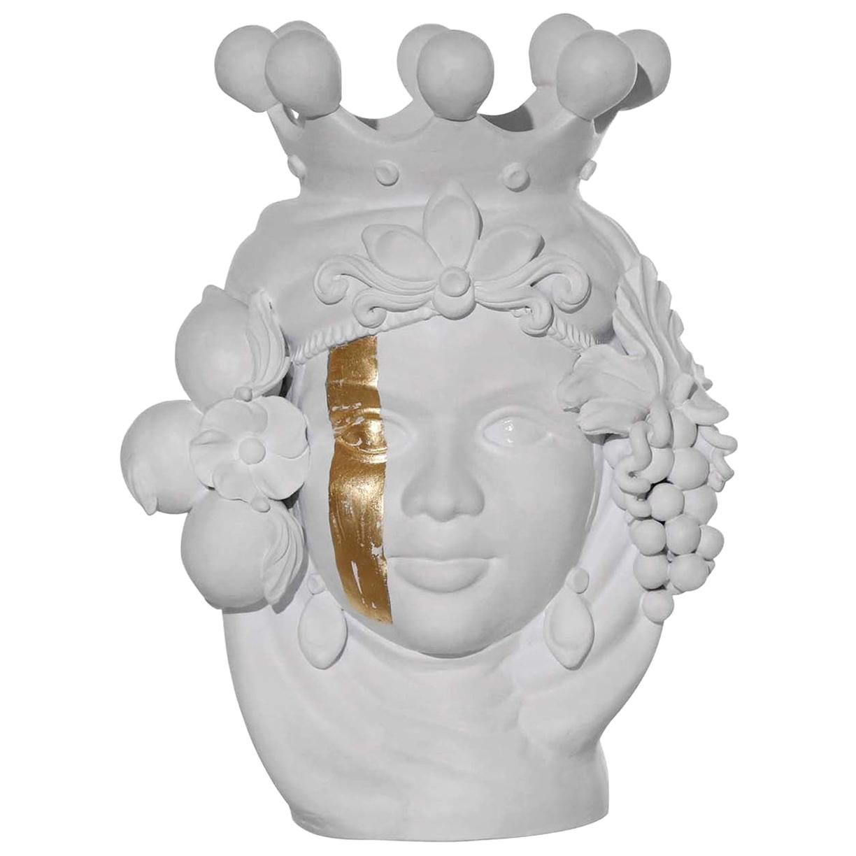 Donna Carmela Head Vase For Sale
