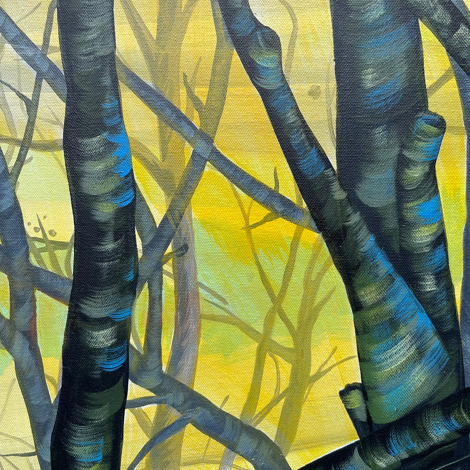Ore 19:00. - Painting di Donna Corvi