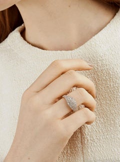 Donna Diamond Pavé Signet Ring
