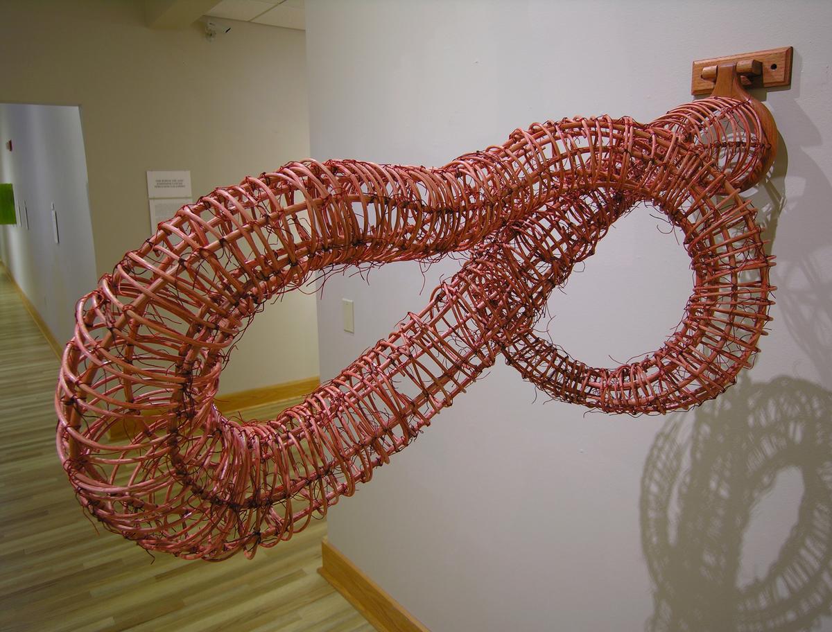 Abstract Sculpture Donna Hapac - Figure 8/Infinité, Sculpture abstraite Orignal, 2020