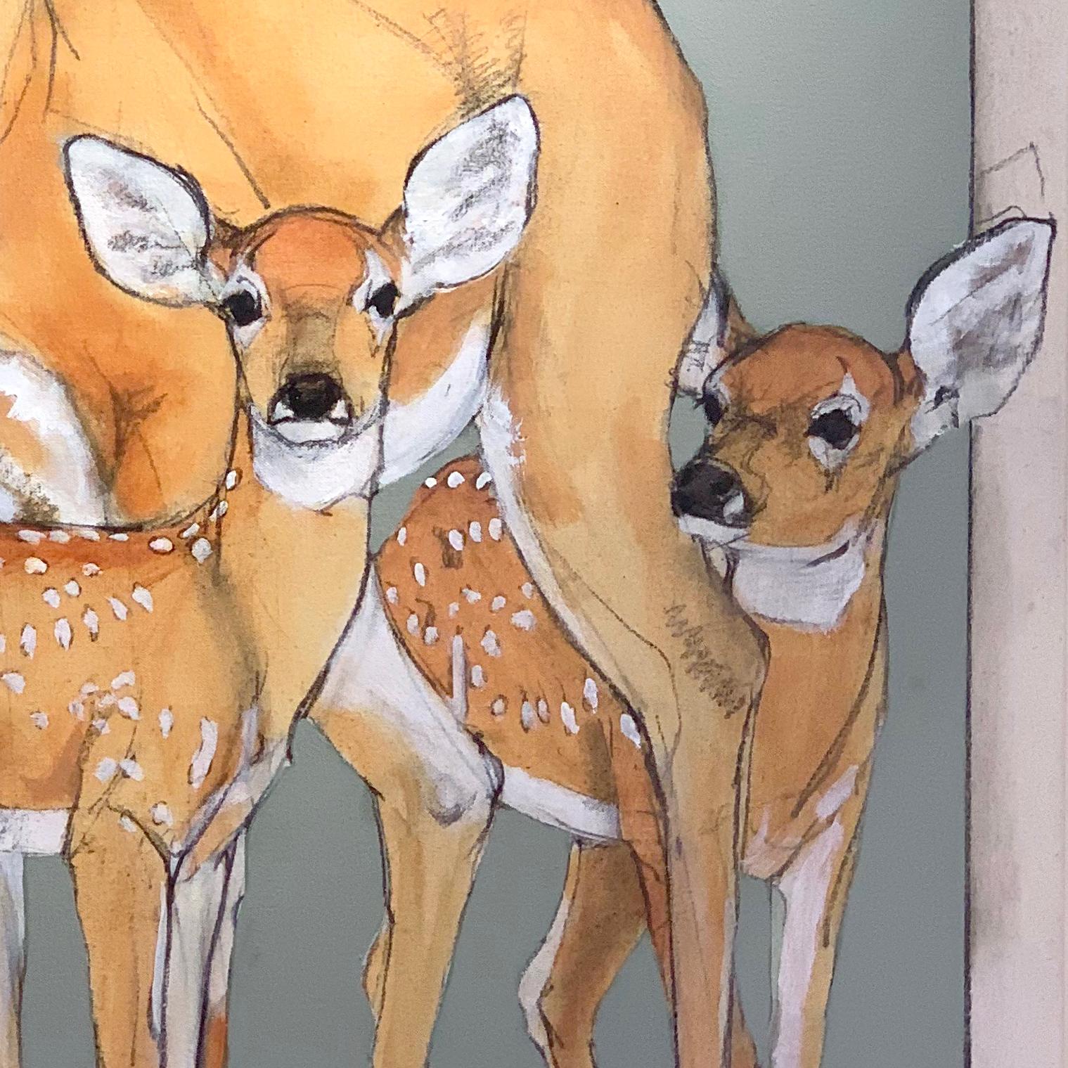 how to paint deer eyes