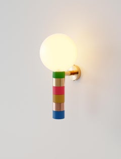 Donna I Wall Lamp in Brass, Copper, Glass & Aluminium by Studio Marine Breynaert