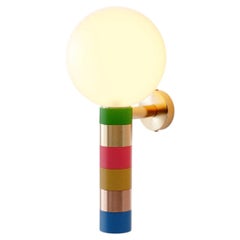 Donna I Wall Lamp in Brass, Copper, Glass & Aluminium by Studio Marine Breynaert