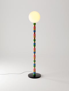 Lampada da terra Donna III in ottone, rame e alluminio di Studio A Marine Breynaert