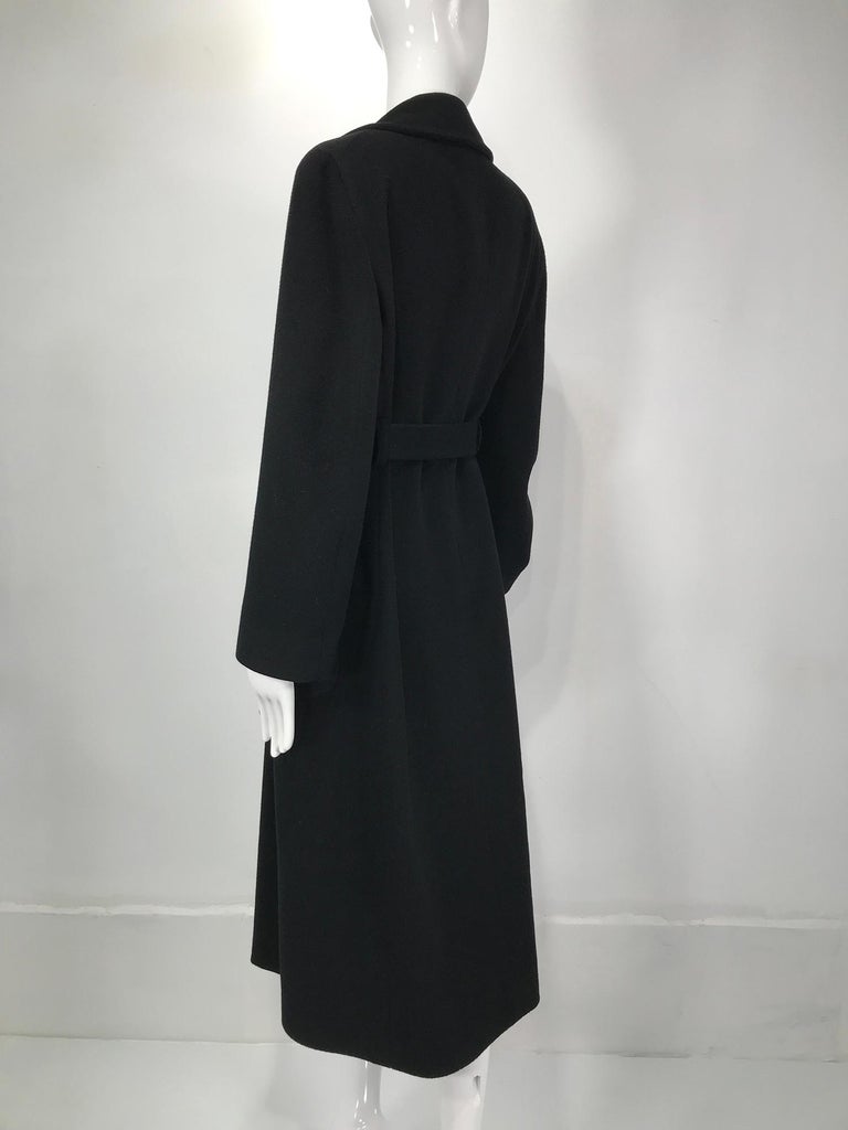Donna Karan Black Cashmere Wrap Coat 10 at 1stDibs | donna karan cashmere  coat, donna karan black coat, damo donna wool and cashmere coat