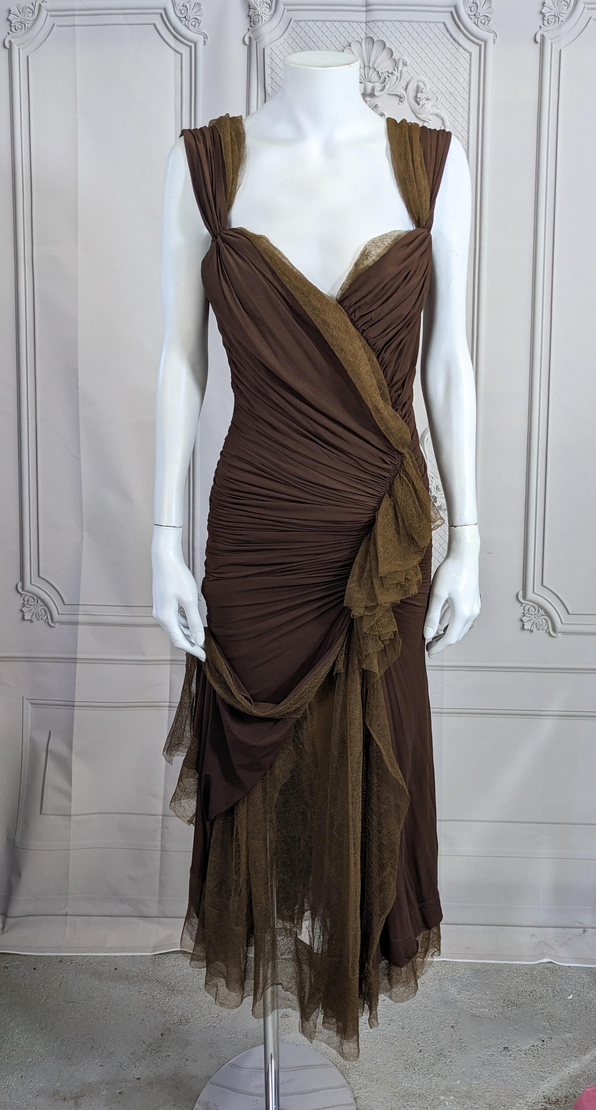 Donna Karan Collection - Vestito sexy in jersey drappeggiato In condizioni buone in vendita a New York, NY