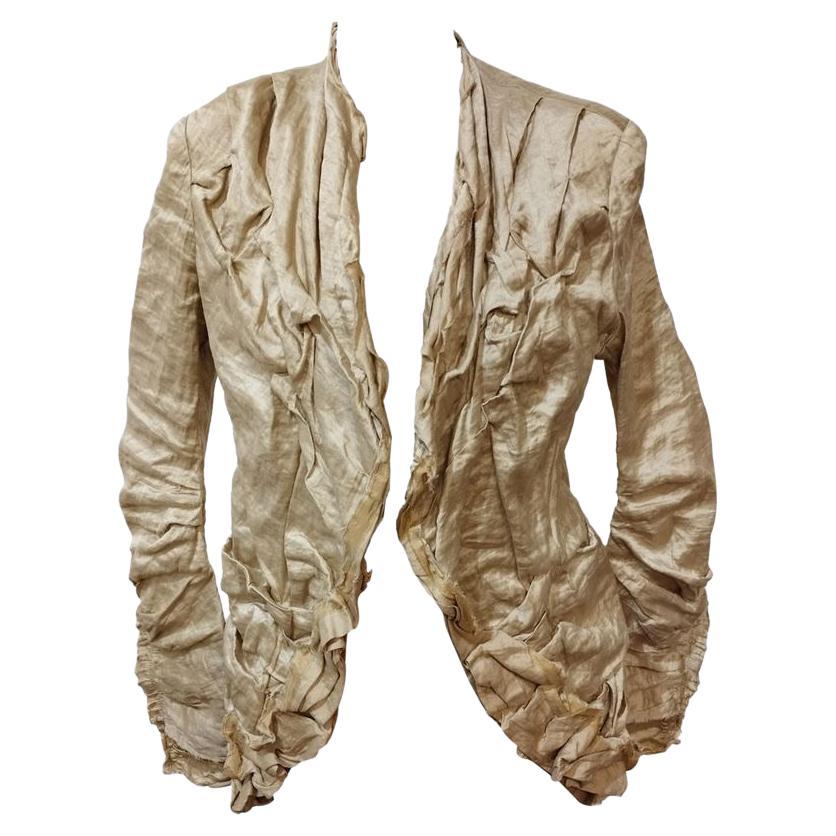 Donna Karan Embossed jacket size 40 For Sale