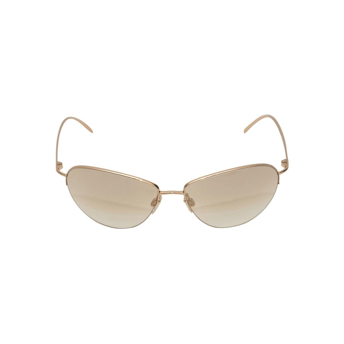 Donna Karan Gold Sunglasses 