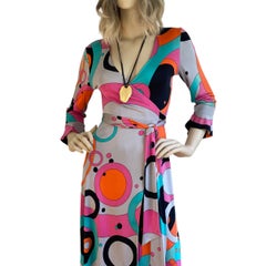 1980s Donna Karan Gold Pendant Necklace