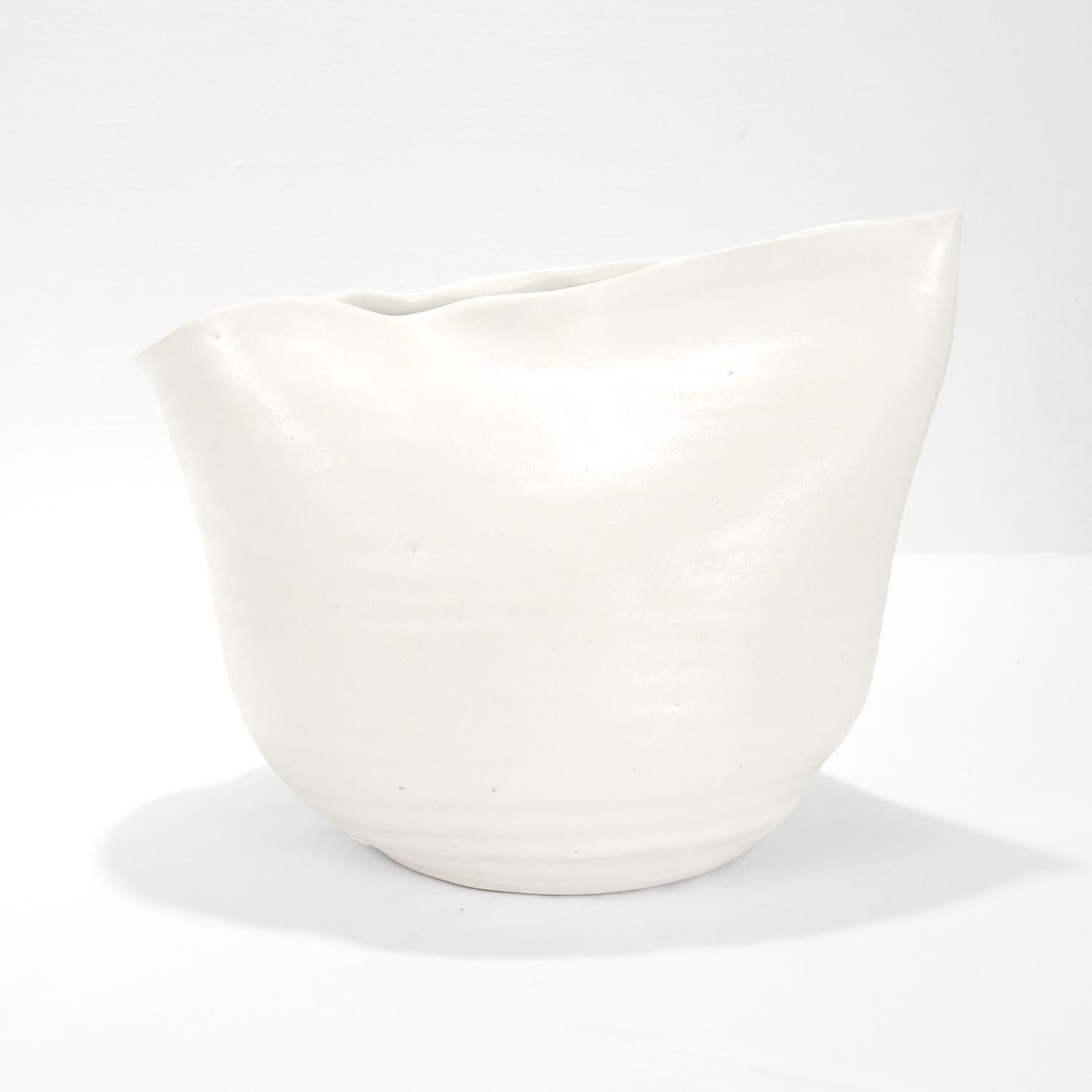 American Donna Karan Lenox Signed Limited Edition Embrace Porcelain Vase / Vessel For Sale